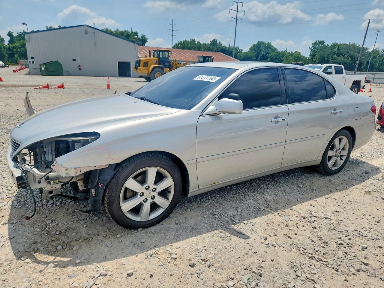 2005 Lexus Es 330 Silver vin: JTHBA30G855070777