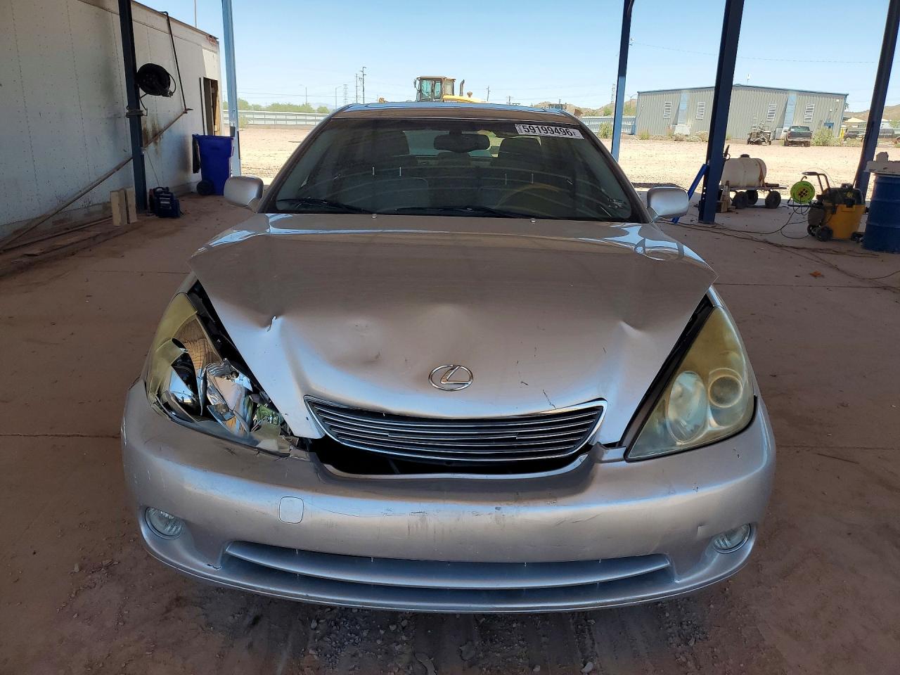 2005 Lexus Es 330 Silver vin: JTHBA30G855078586