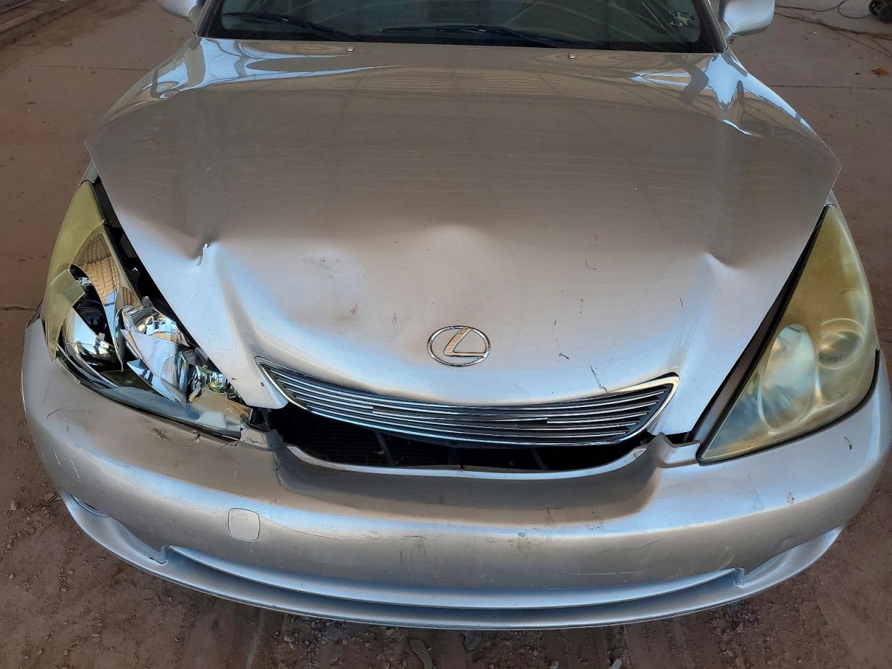 2005 Lexus Es 330 Silver vin: JTHBA30G855078586
