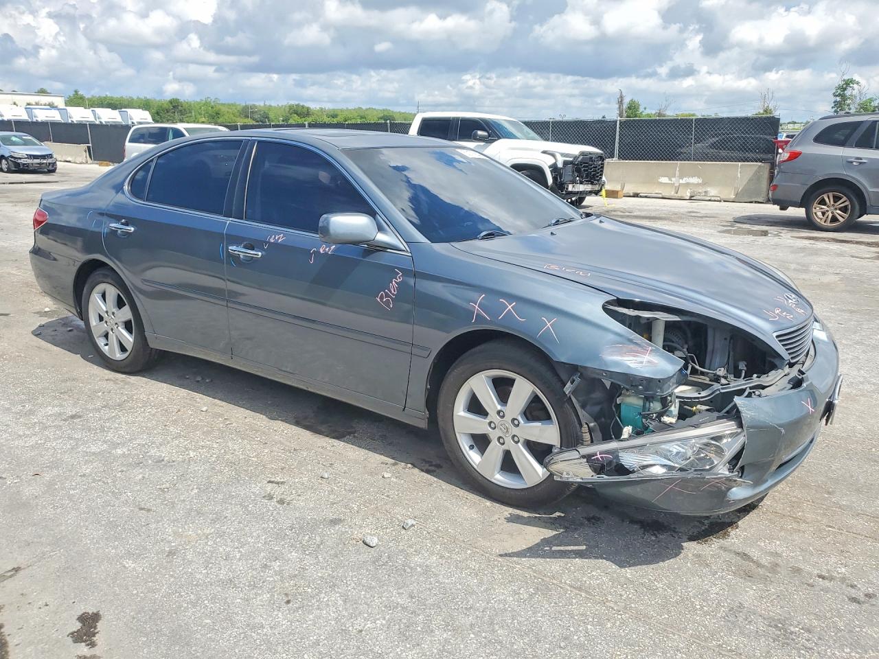 2005 Lexus Es 330 Gray vin: JTHBA30G855089653