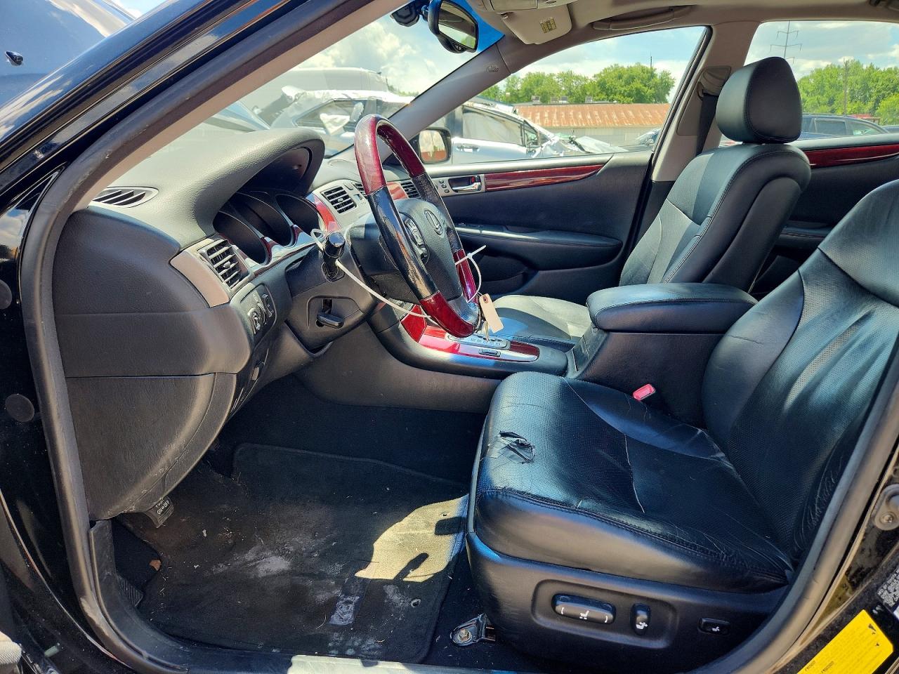 2005 Lexus Es 330 Black vin: JTHBA30G855092259