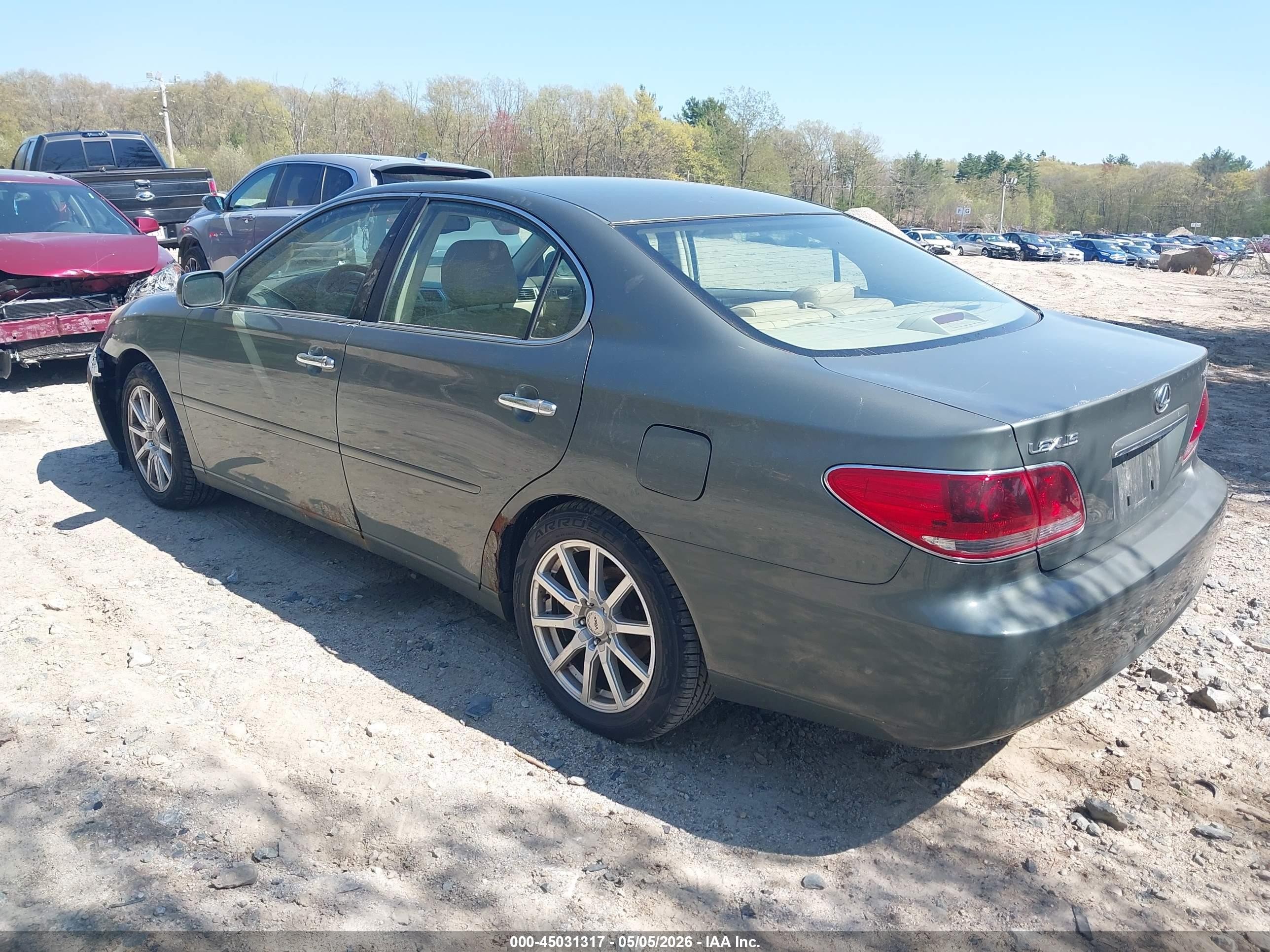 2005 Lexus Es 330   Green vin: JTHBA30G855093136
