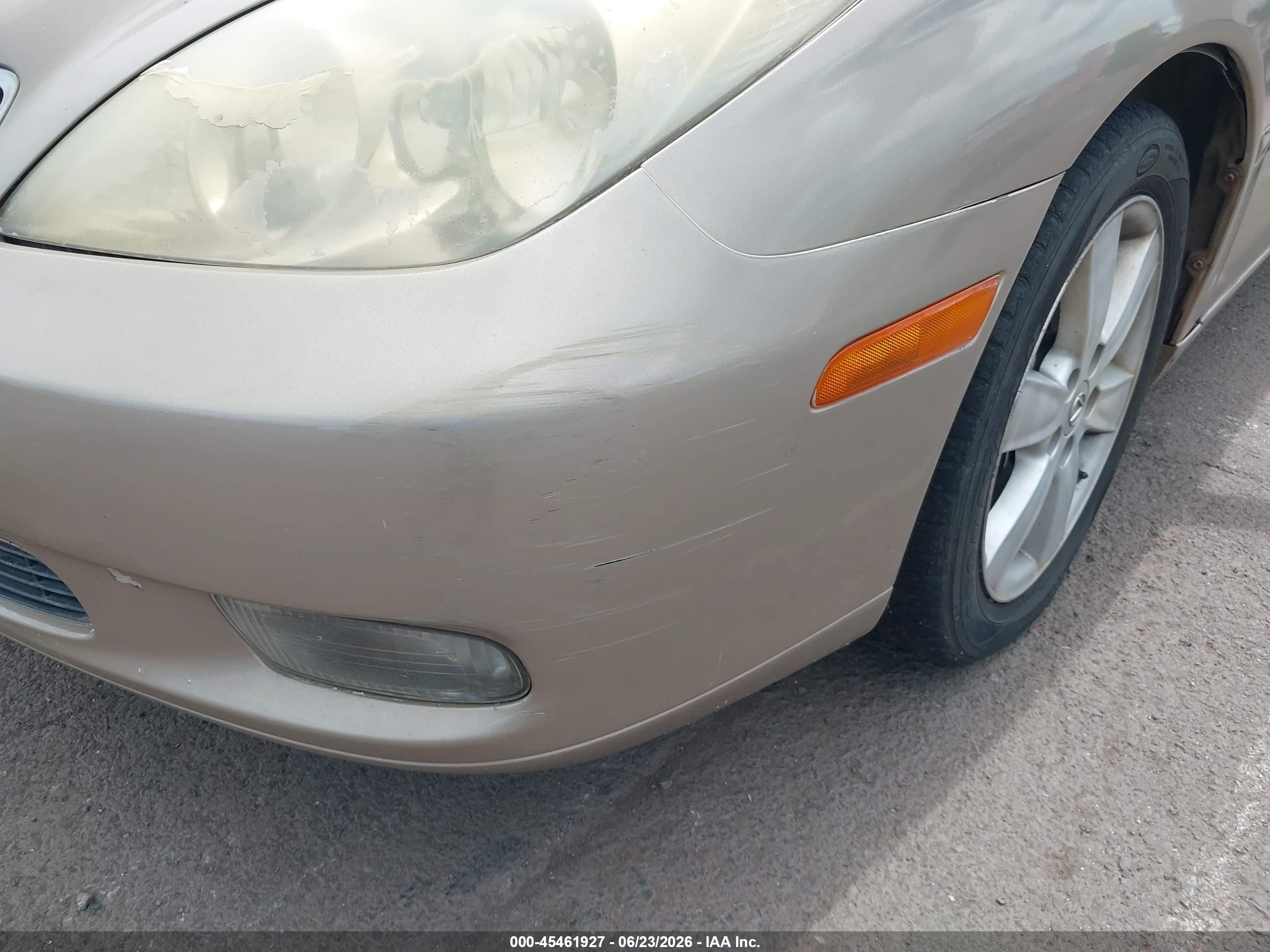 2005 Lexus Es 330   Gold vin: JTHBA30G855095601