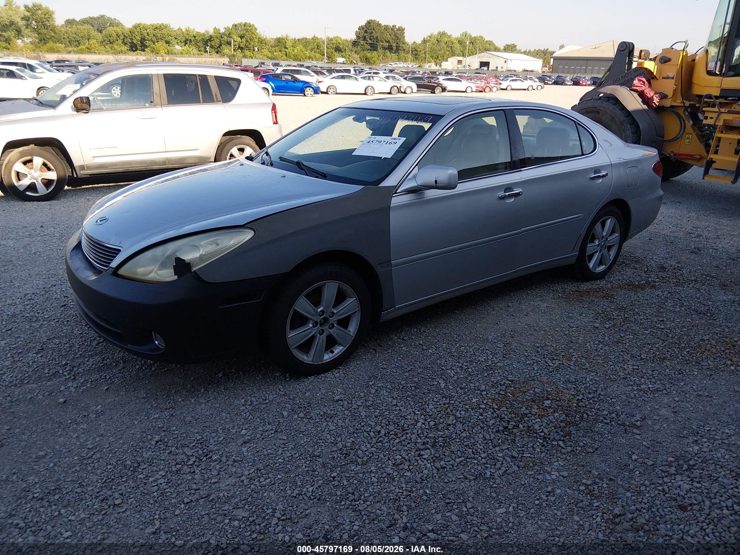 2005 Lexus Es 330 Silver vin: JTHBA30G855100487