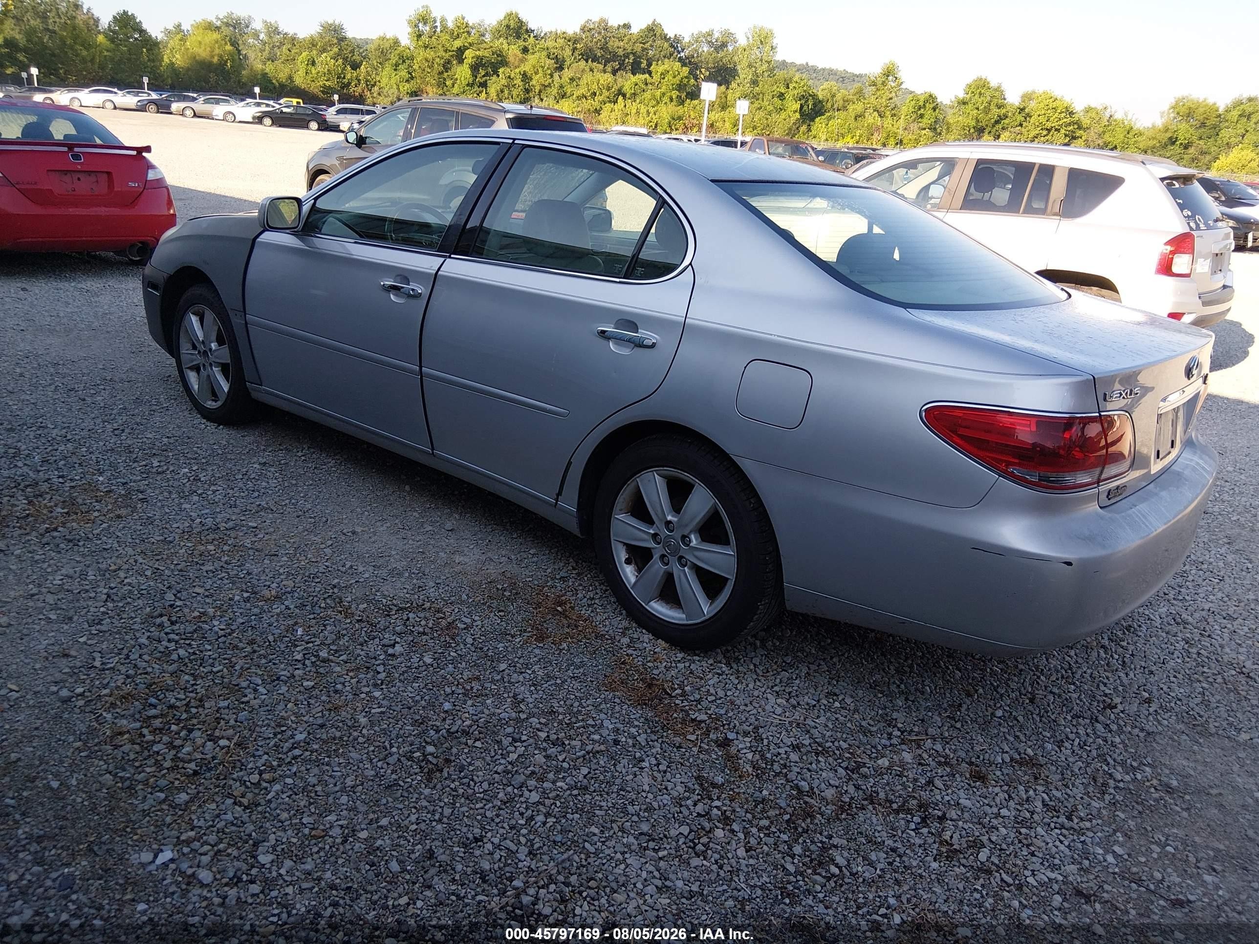 2005 Lexus Es 330 Silver vin: JTHBA30G855100487