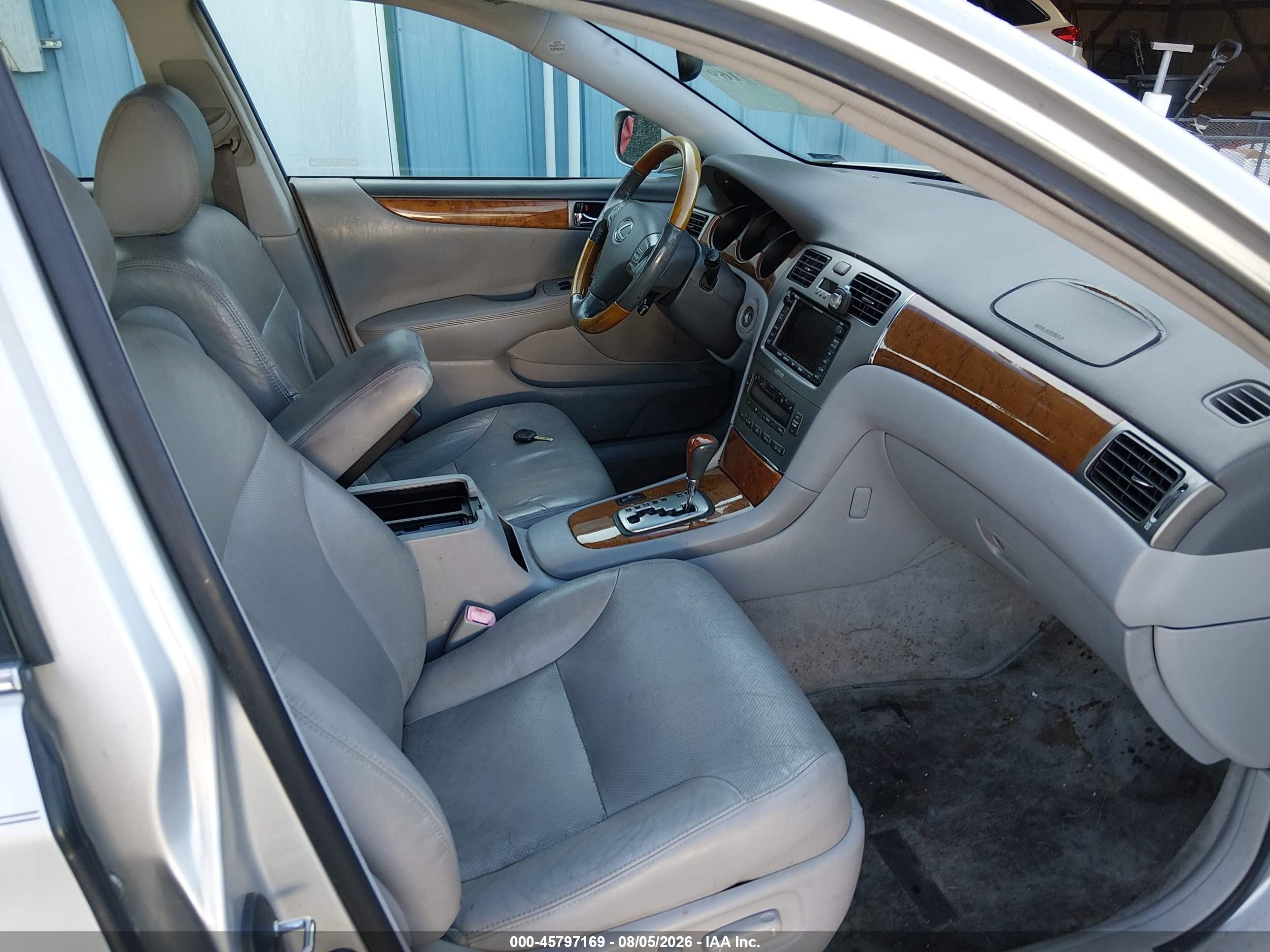 2005 Lexus Es 330 Silver vin: JTHBA30G855100487