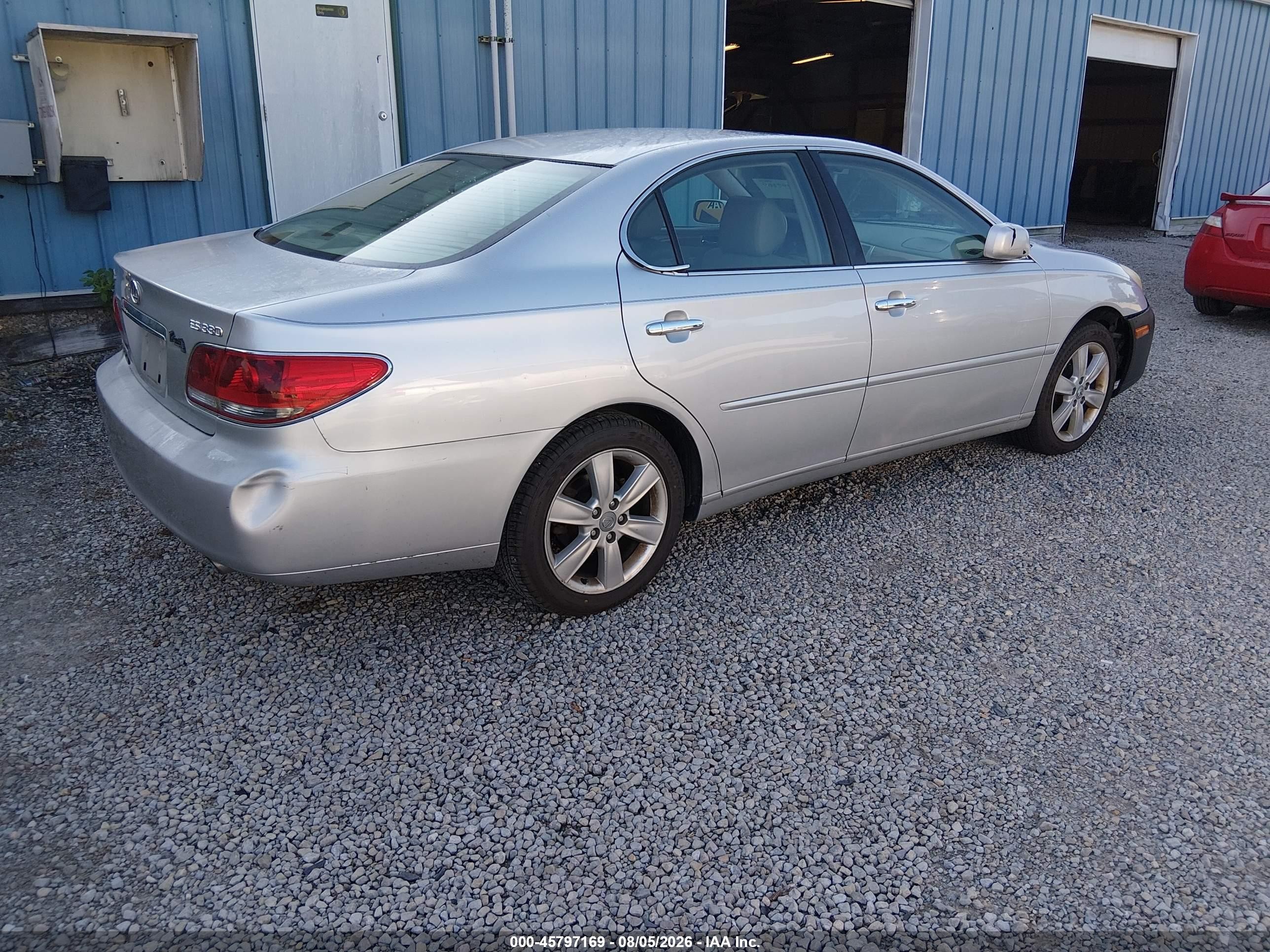 2005 Lexus Es 330 Silver vin: JTHBA30G855100487