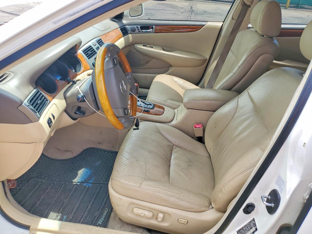 2005 Lexus Es 330 White vin: JTHBA30G855103972
