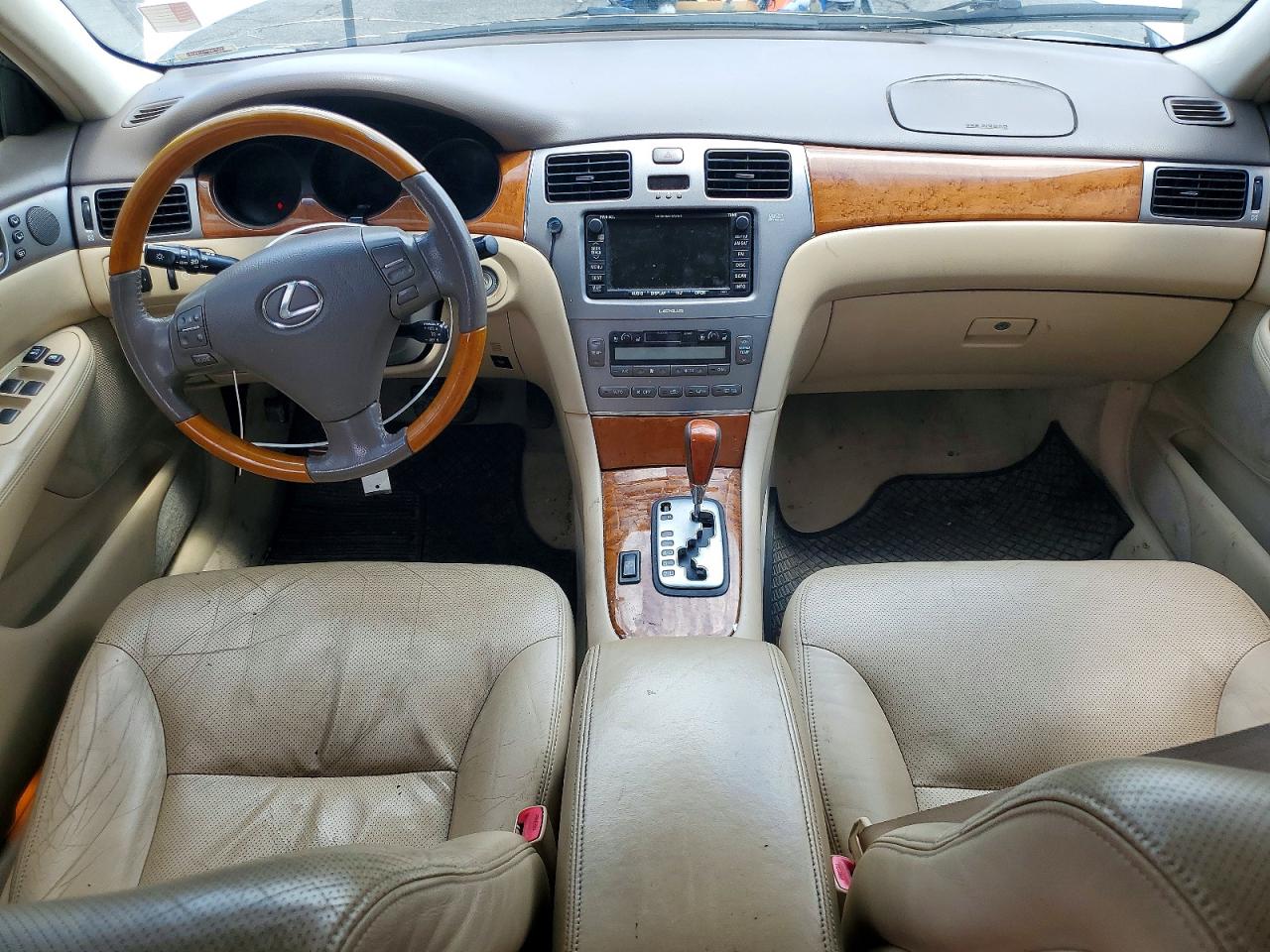 2005 Lexus Es 330 White vin: JTHBA30G855103972