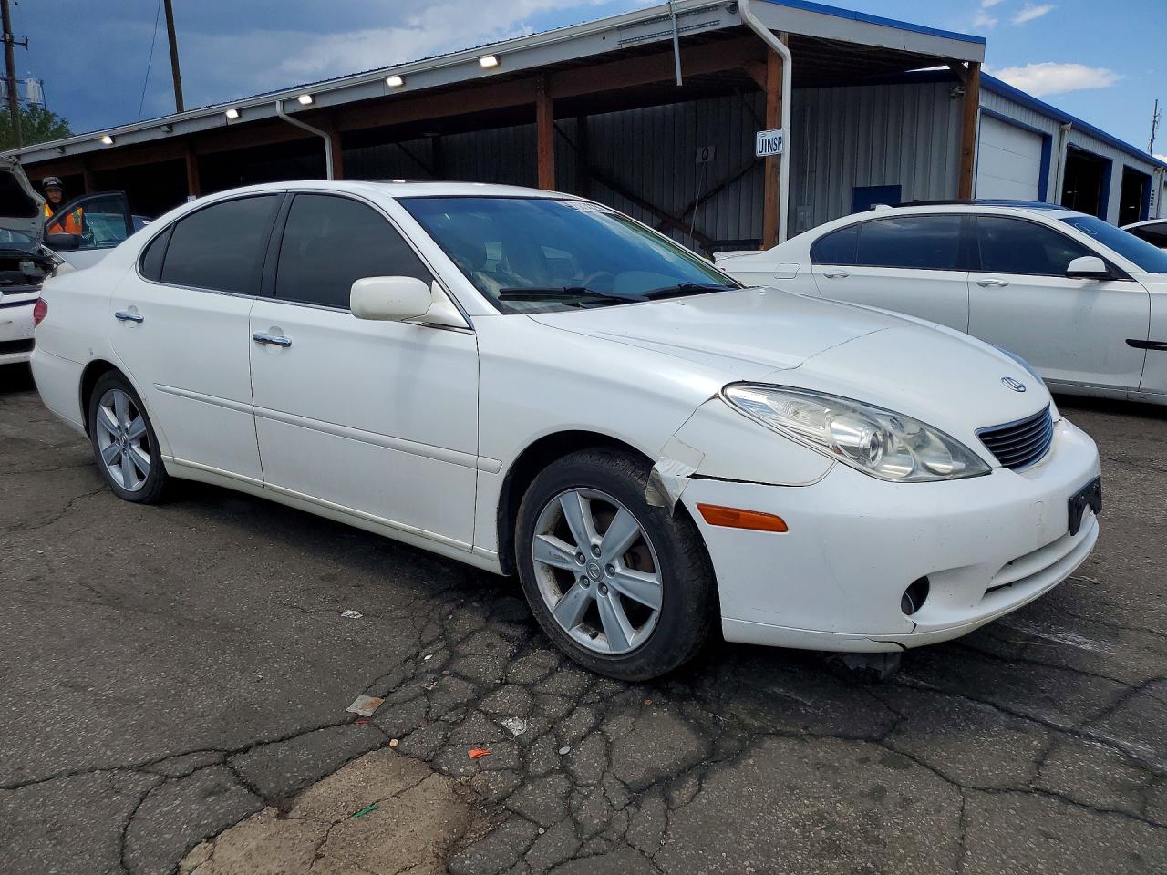 2005 Lexus Es 330 White vin: JTHBA30G855103972