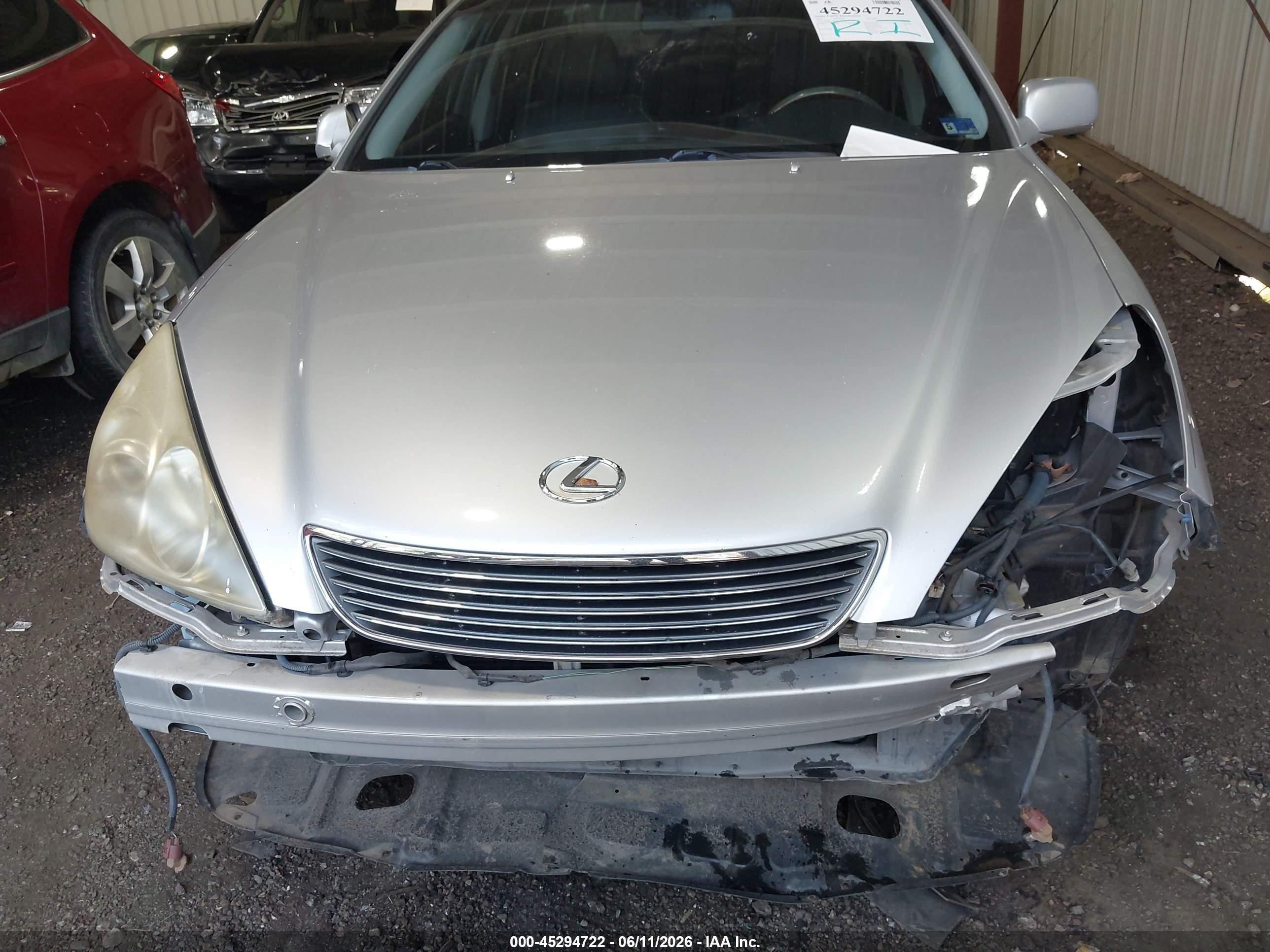 2005 Lexus Es 330   Silver vin: JTHBA30G855104409