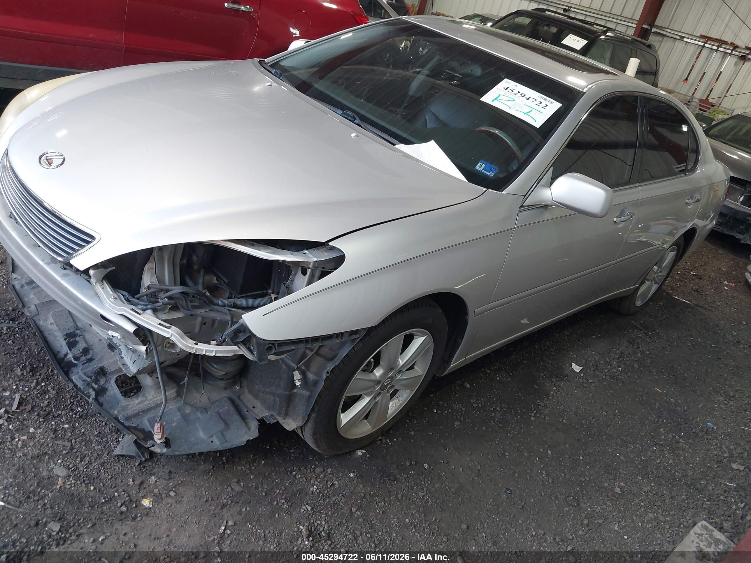 2005 Lexus Es 330   Silver vin: JTHBA30G855104409