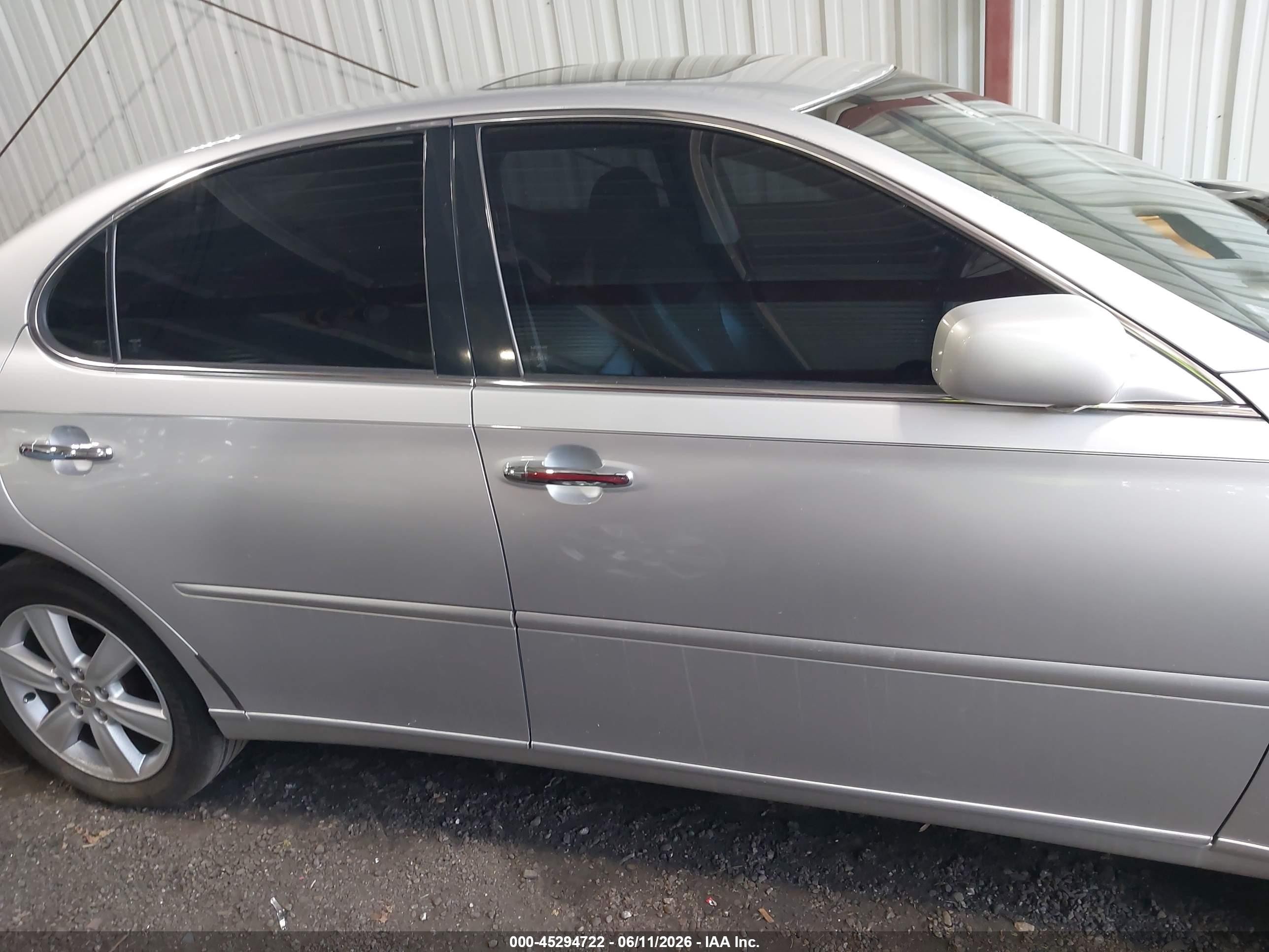 2005 Lexus Es 330   Silver vin: JTHBA30G855104409