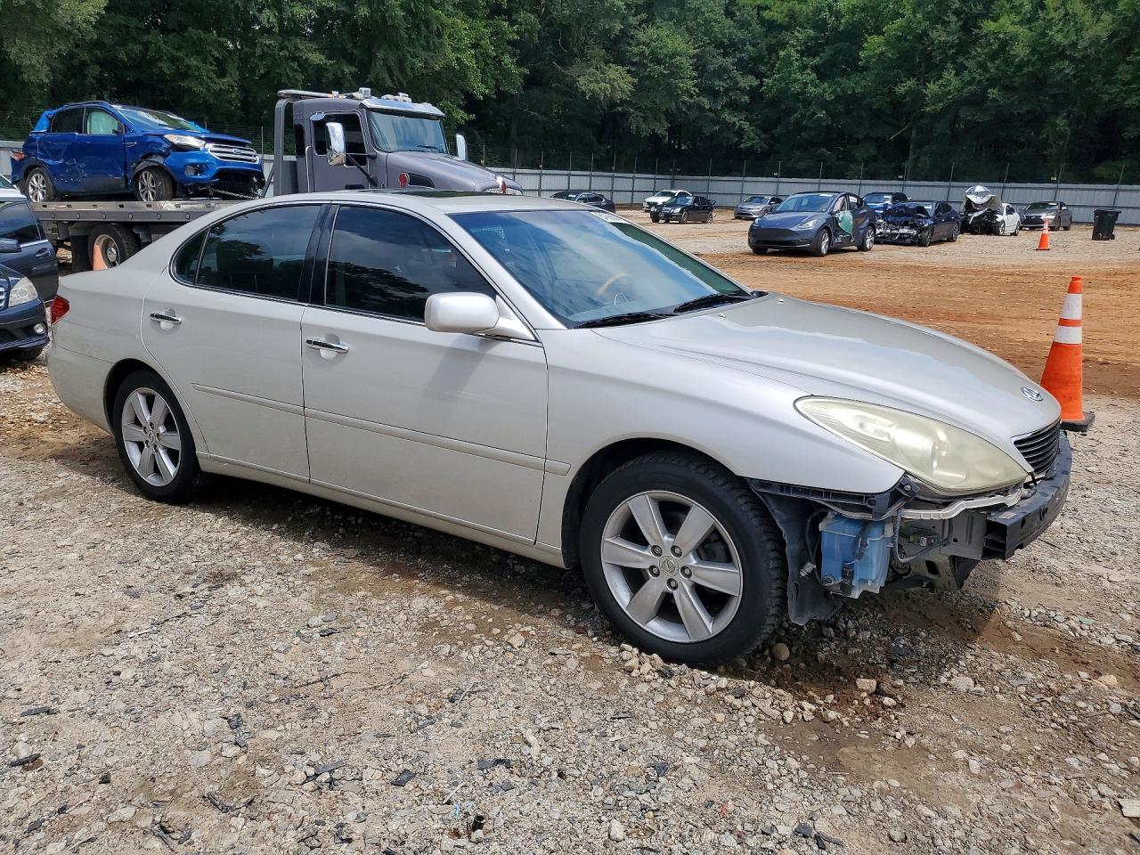 2005 Lexus Es 330 Silver vin: JTHBA30G855108928