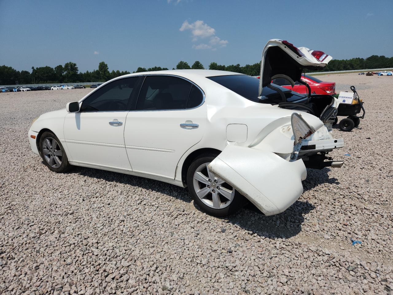 2005 Lexus Es 330 White vin: JTHBA30G855111294