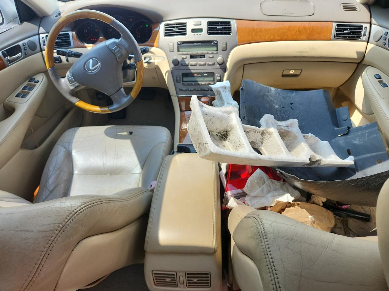 2005 Lexus Es 330 White vin: JTHBA30G855111294
