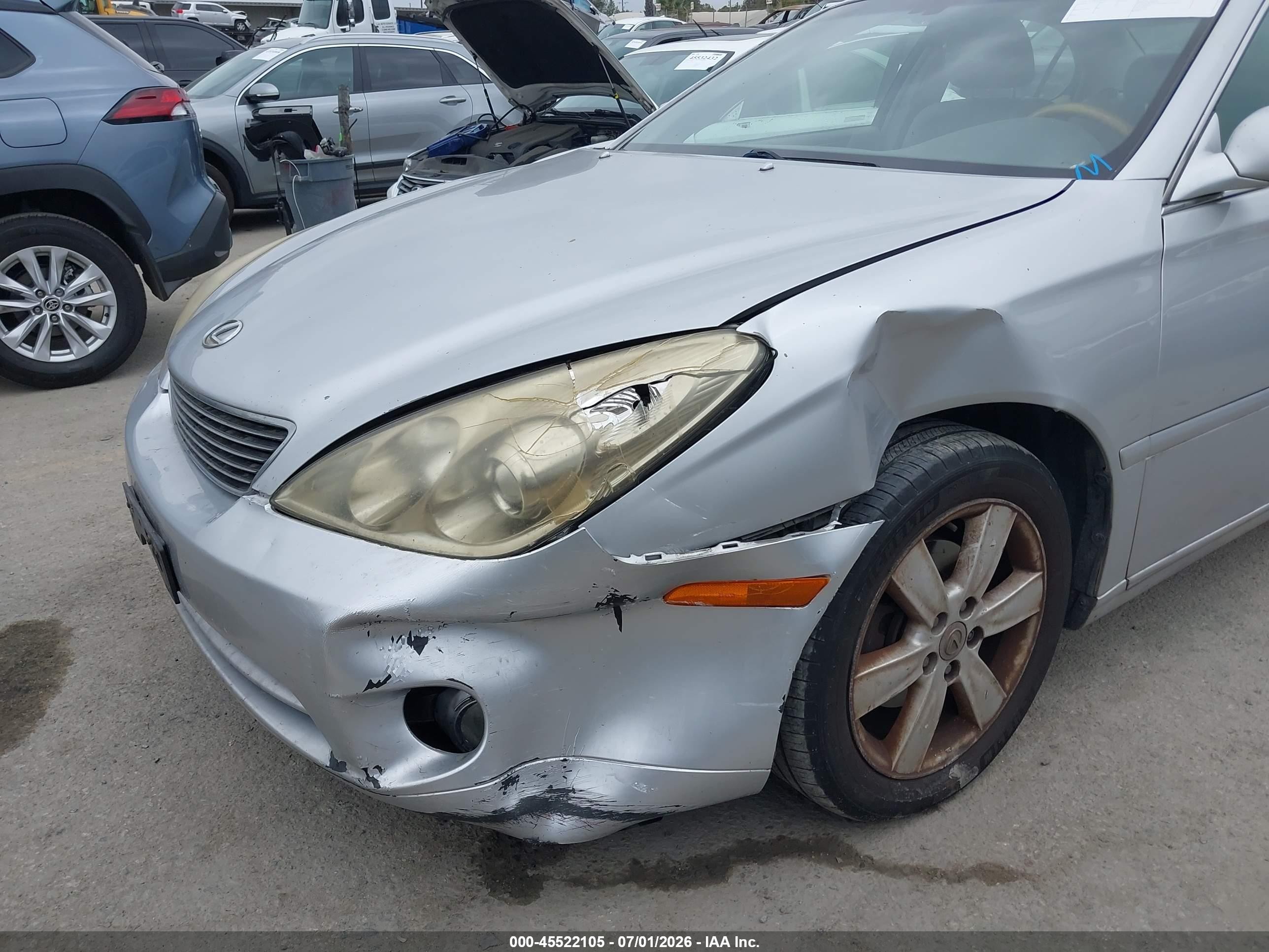 2005 Lexus Es 330   Silver vin: JTHBA30G855112073