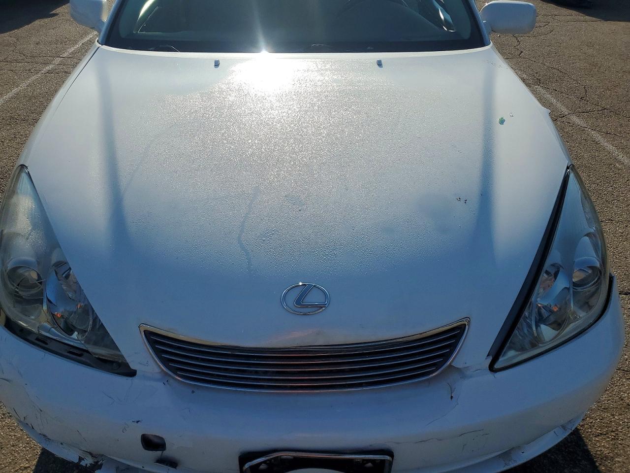2005 Lexus Es 330 Белый vin: JTHBA30G855119248