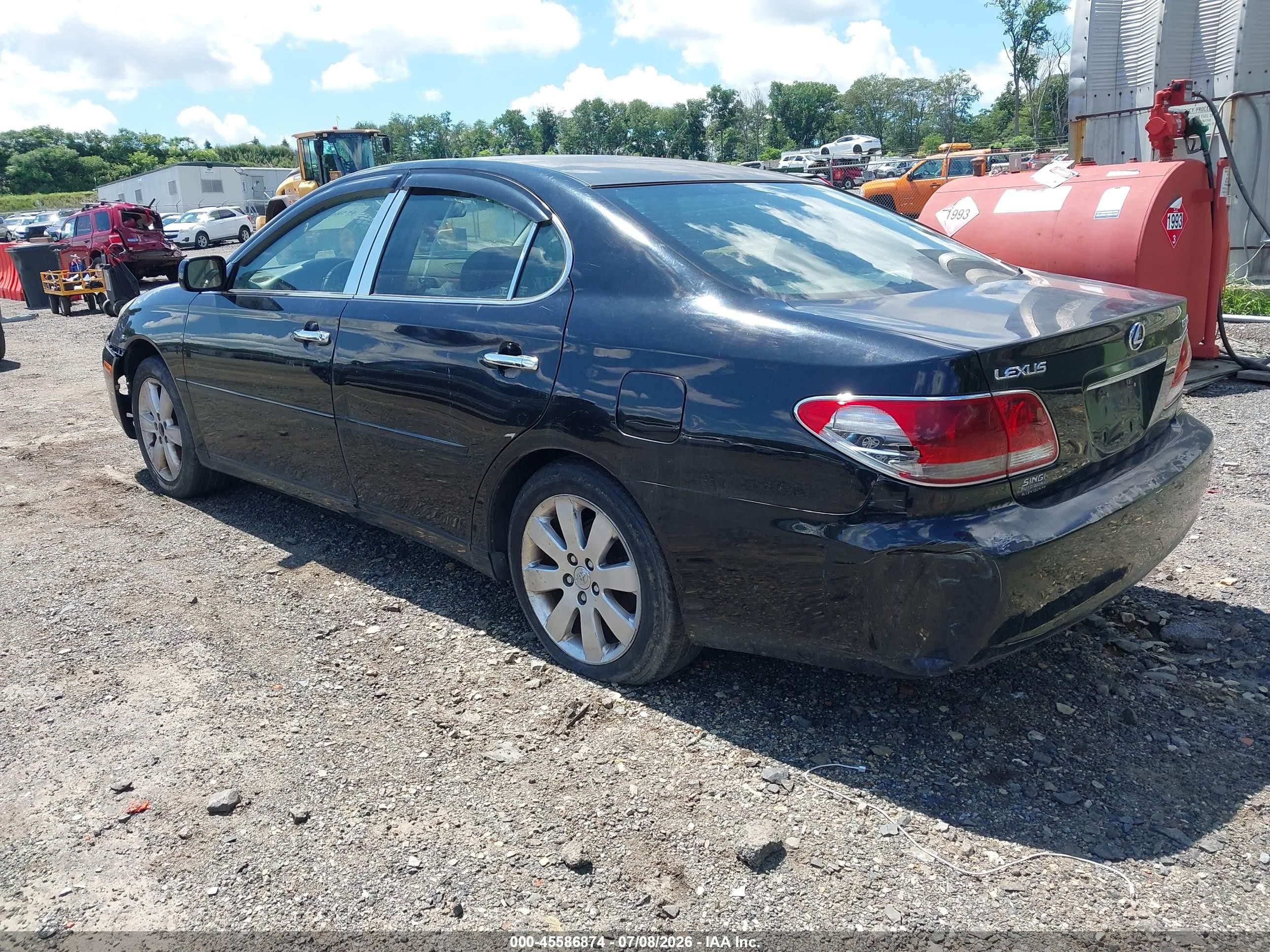 2005 Lexus Es 330   Черный vin: JTHBA30G855121596