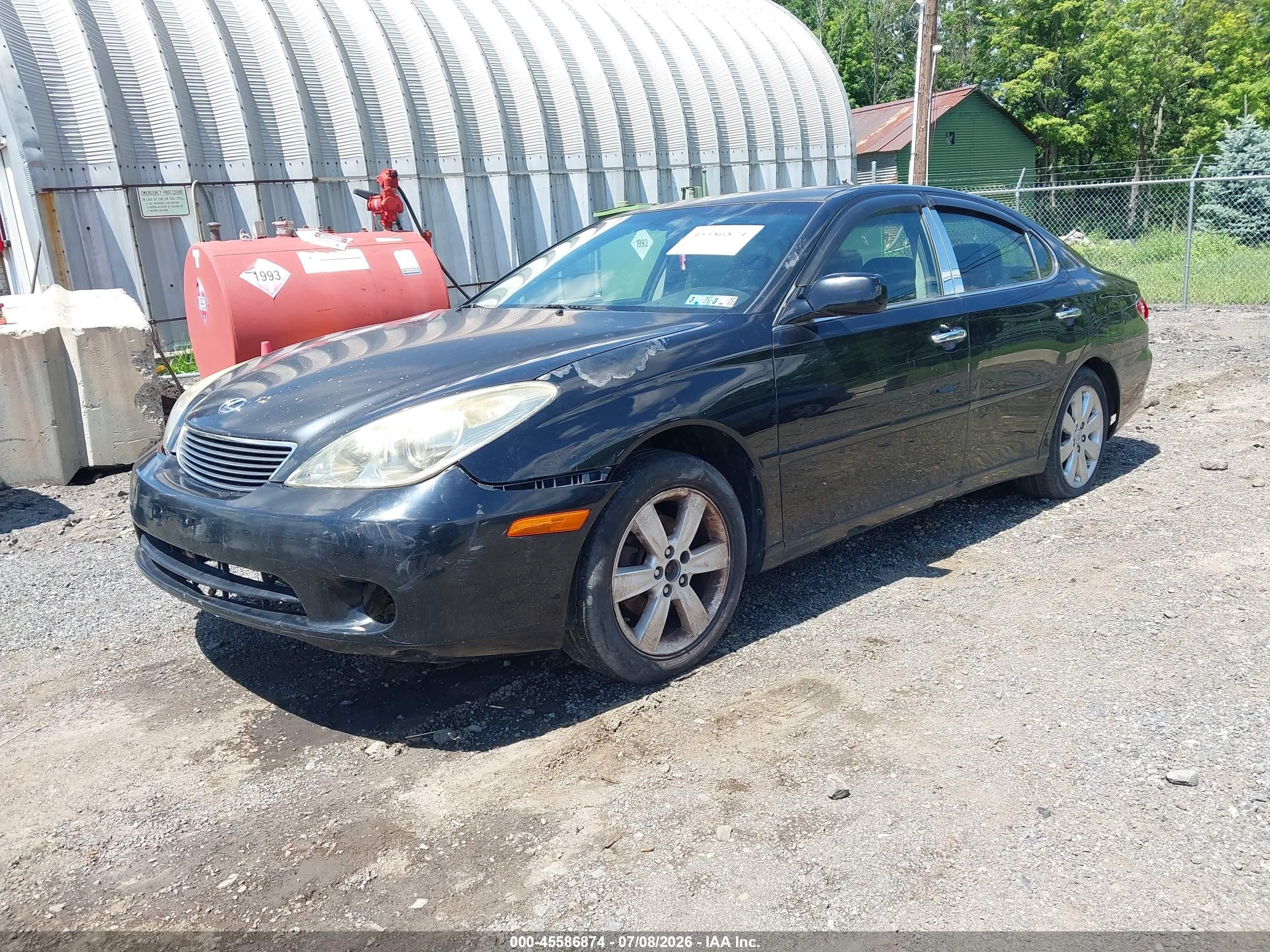 2005 Lexus Es 330   Черный vin: JTHBA30G855121596