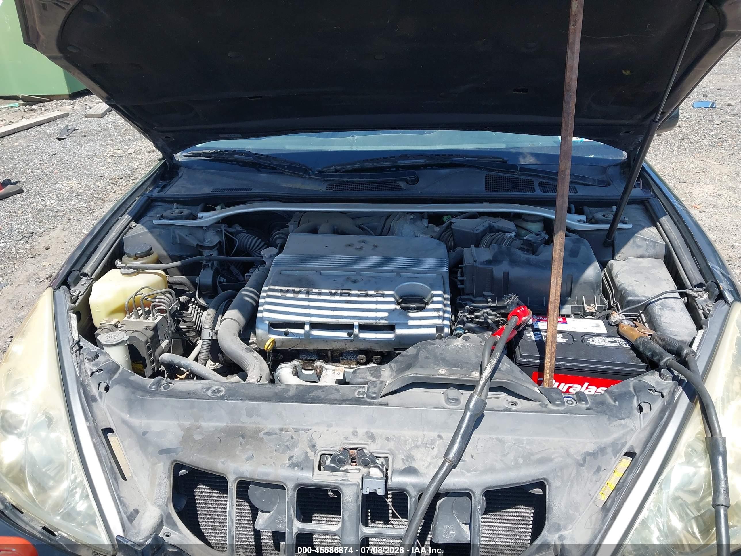2005 Lexus Es 330   Черный vin: JTHBA30G855121596