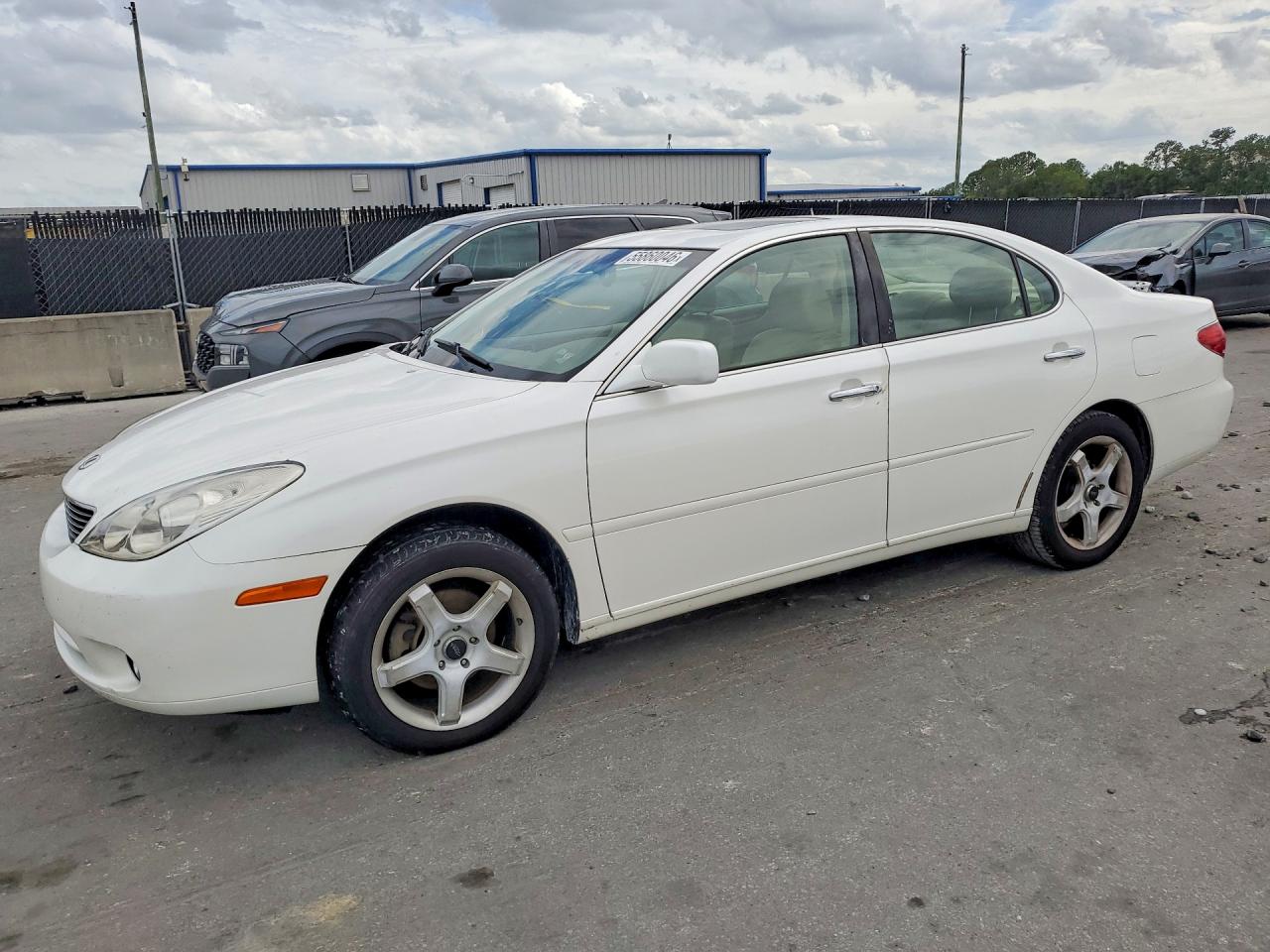 2005 Lexus Es 330 White vin: JTHBA30G855126958