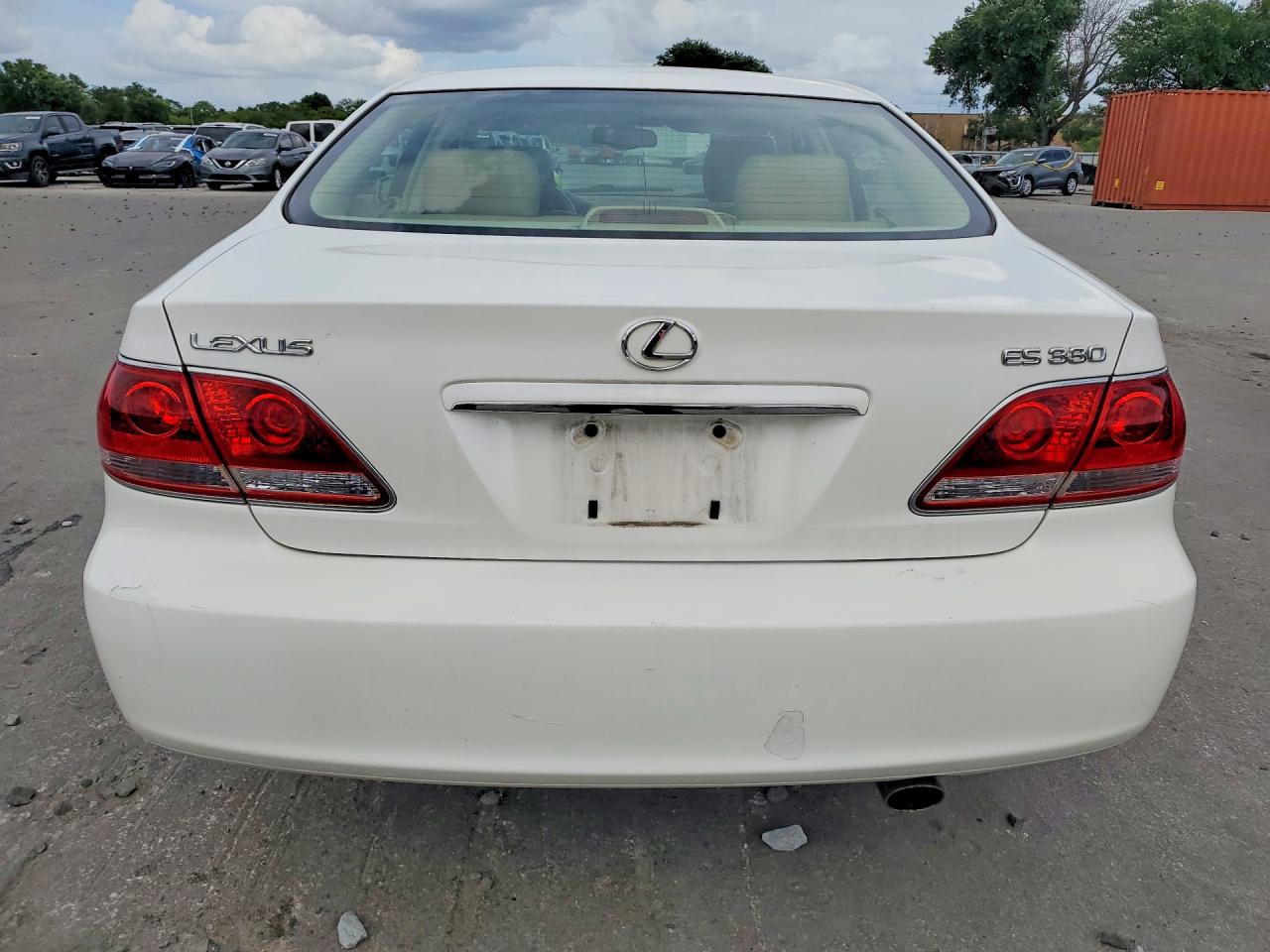 2005 Lexus Es 330 White vin: JTHBA30G855126958