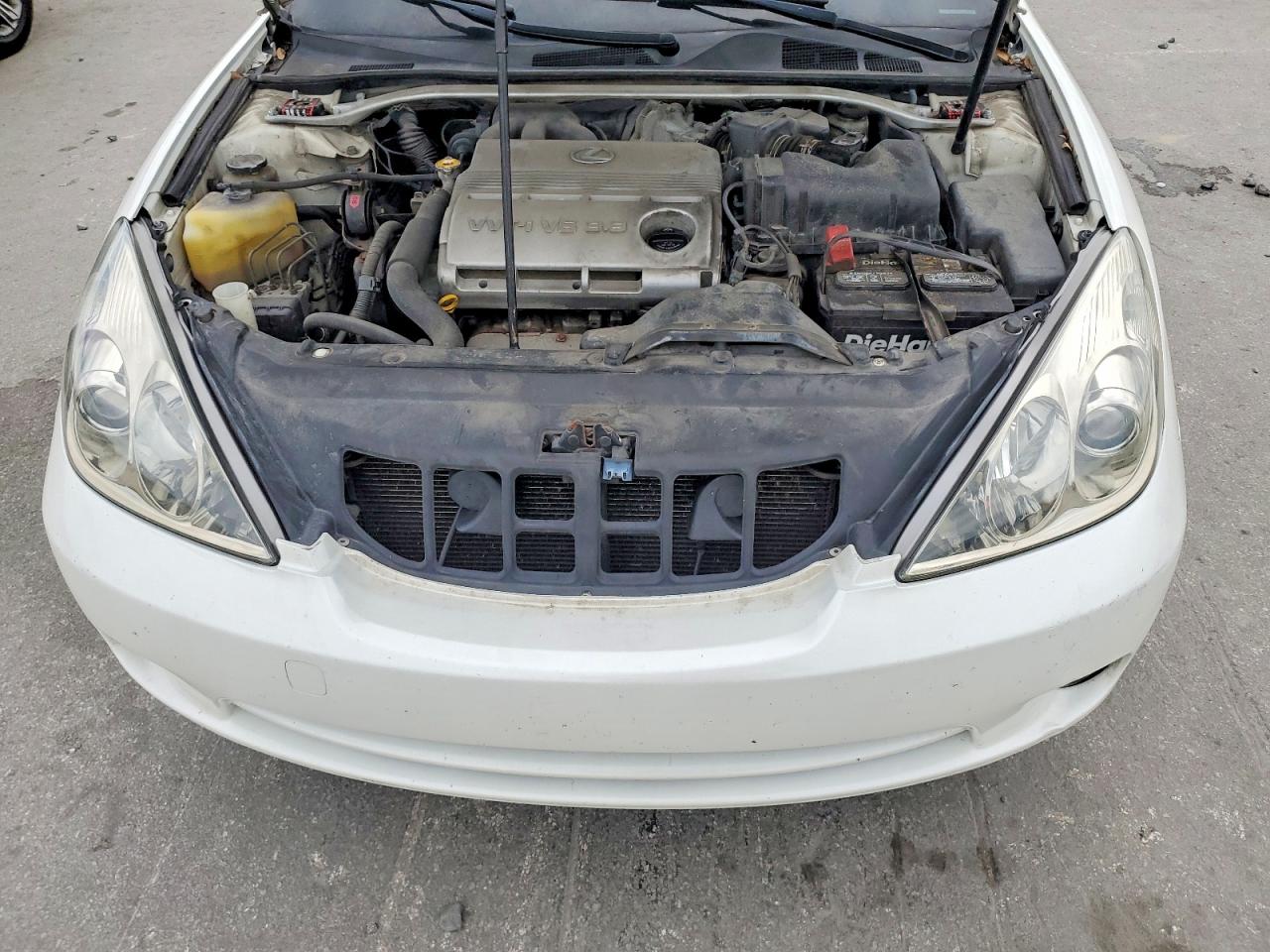 2005 Lexus Es 330 White vin: JTHBA30G855126958
