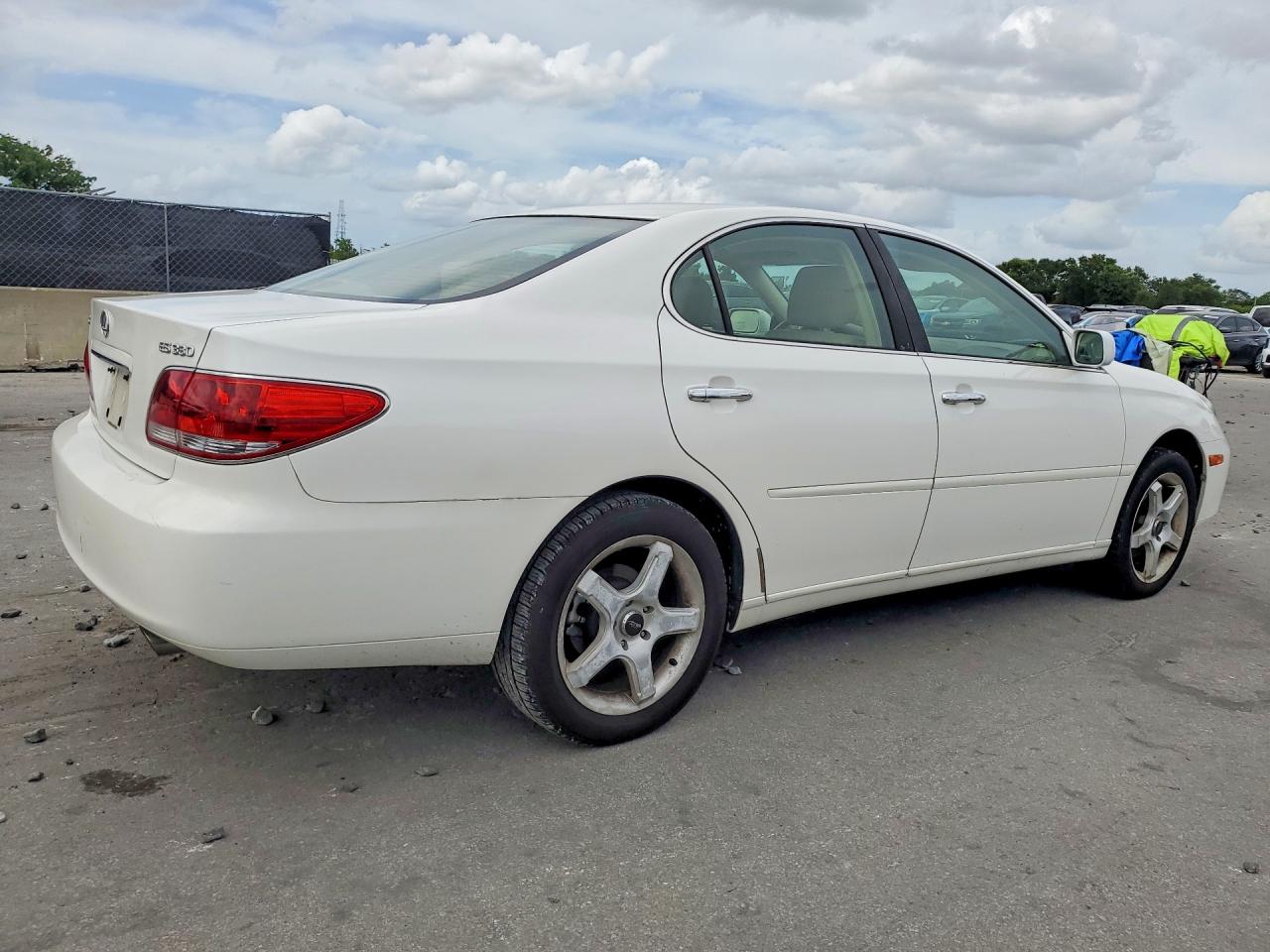 2005 Lexus Es 330 White vin: JTHBA30G855126958