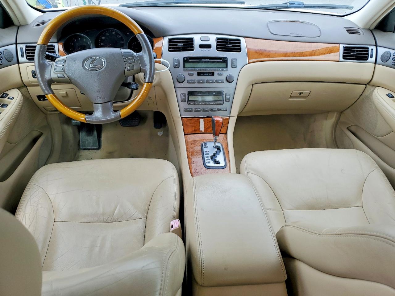 2005 Lexus Es 330 White vin: JTHBA30G855126958
