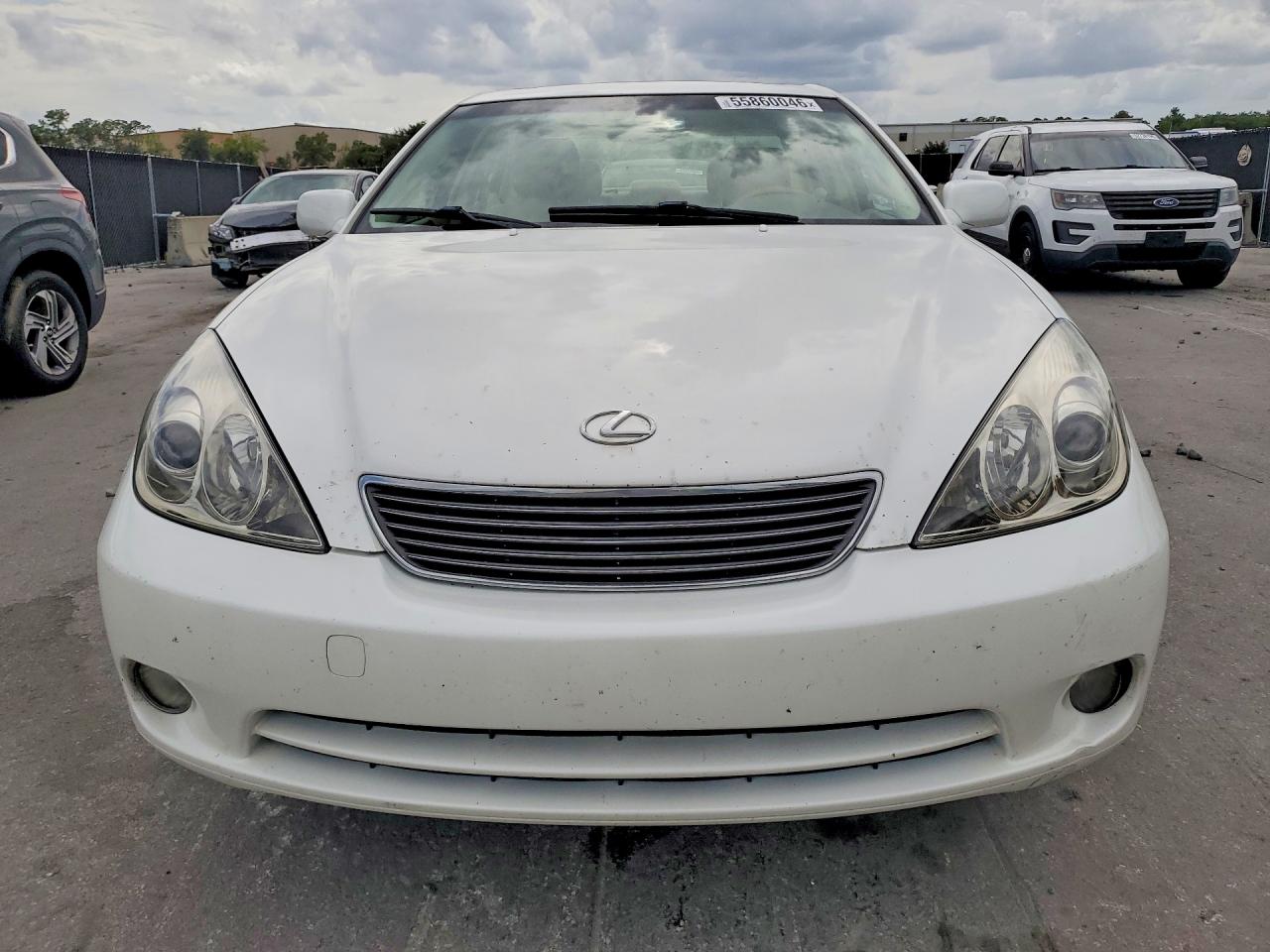 2005 Lexus Es 330 White vin: JTHBA30G855126958