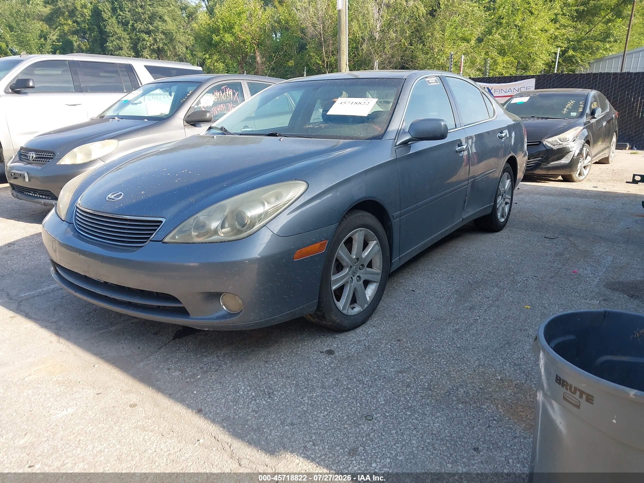 2005 Lexus Es 330   Серый vin: JTHBA30G855127415