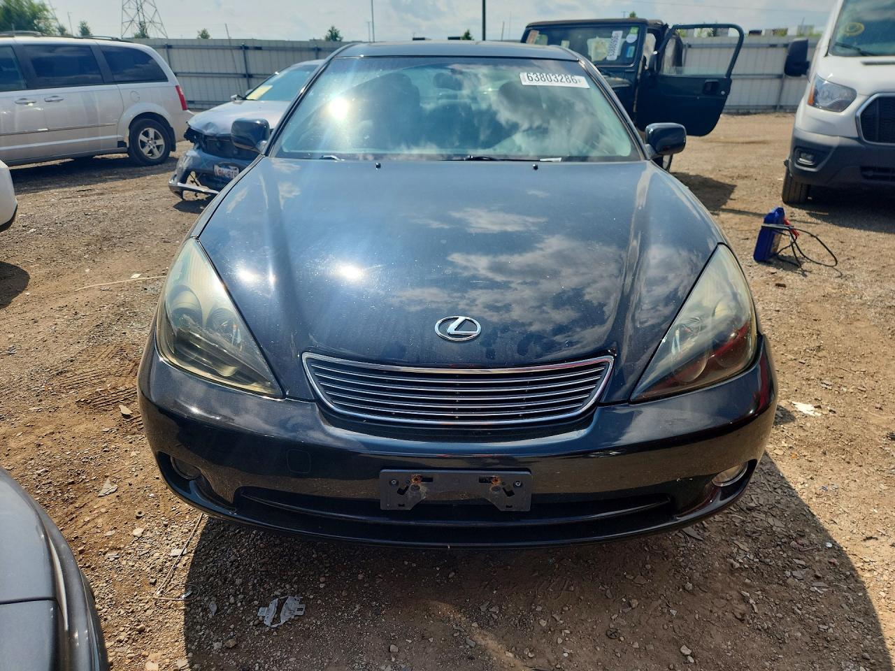 2005 Lexus Es 330 Black vin: JTHBA30G855127432