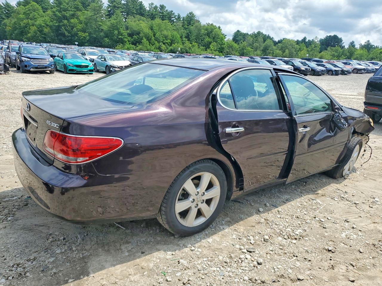 2005 Lexus Es 330 Burgundy vin: JTHBA30G855130007