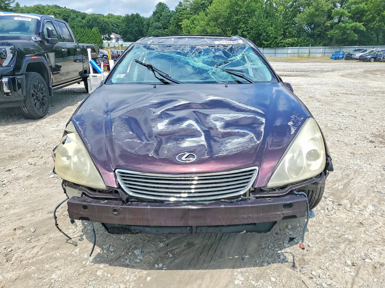 2005 Lexus Es 330 Burgundy vin: JTHBA30G855130007