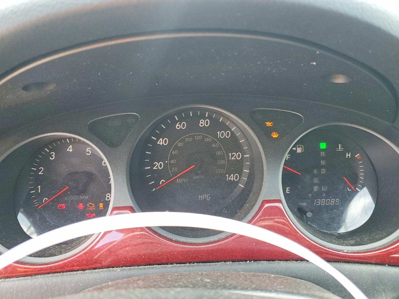 2005 Lexus Es 330 Burgundy vin: JTHBA30G855130007