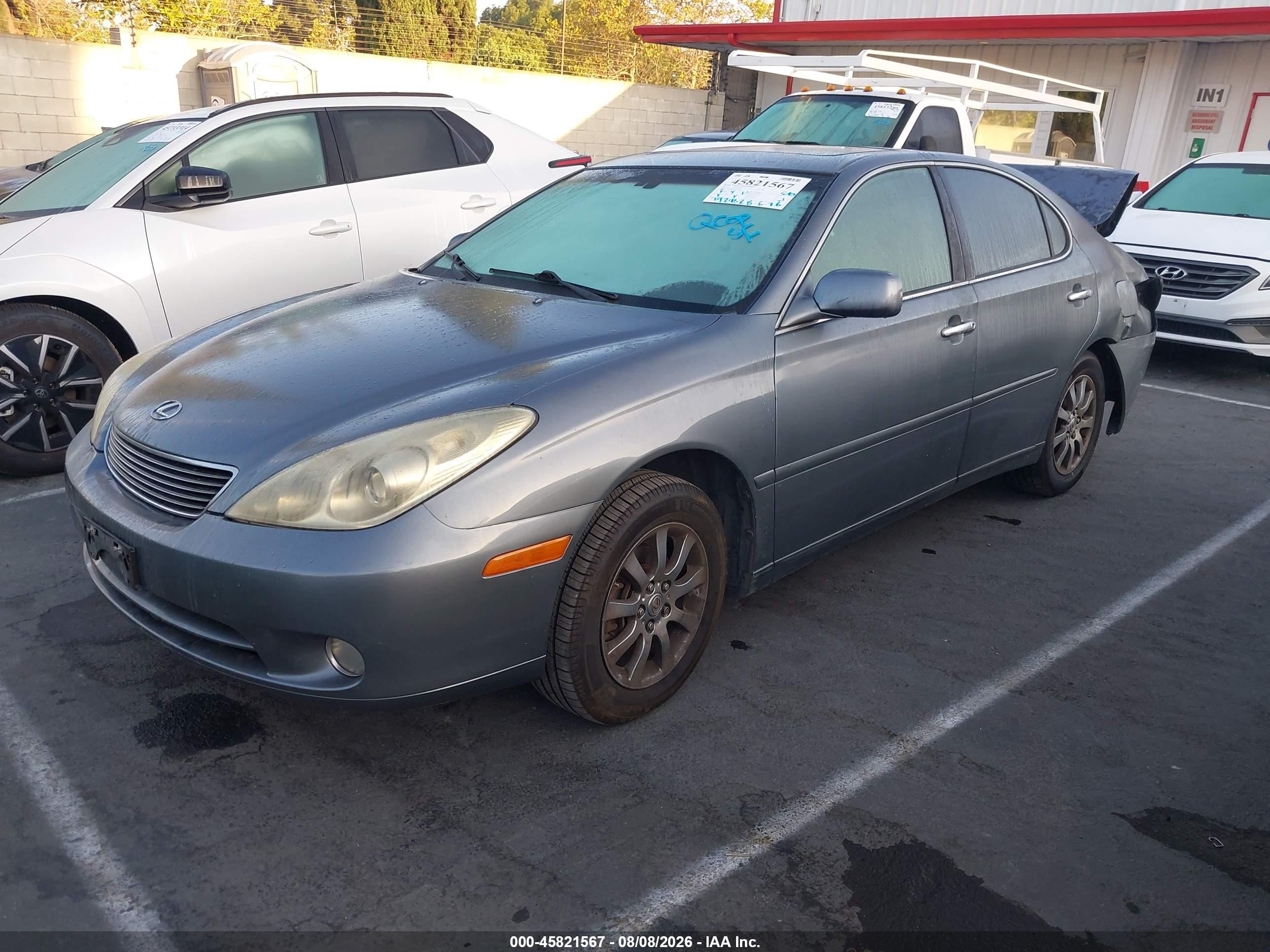 2005 Lexus Es 330 Gray vin: JTHBA30G855131660