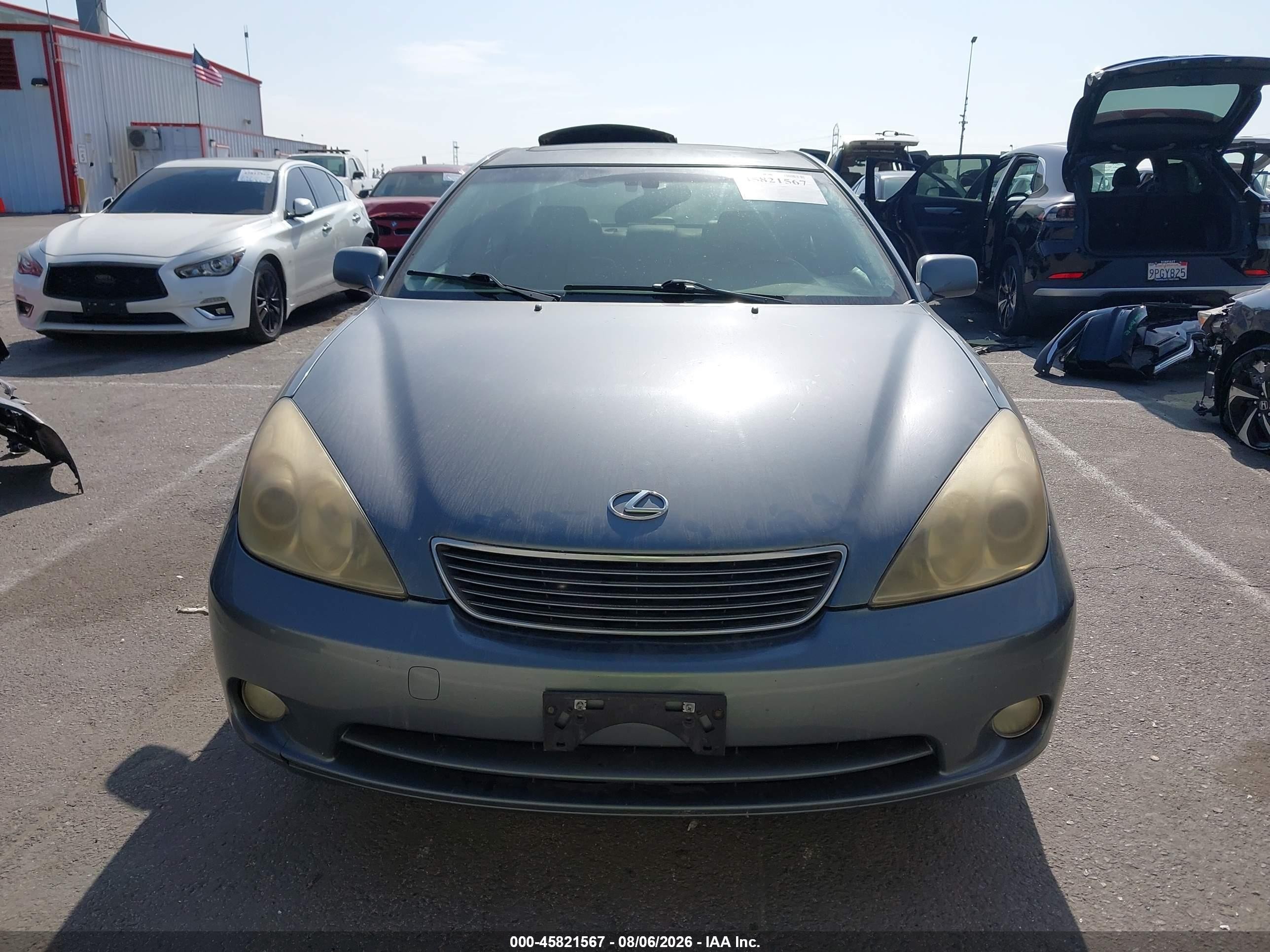 2005 Lexus Es 330 Gray vin: JTHBA30G855131660