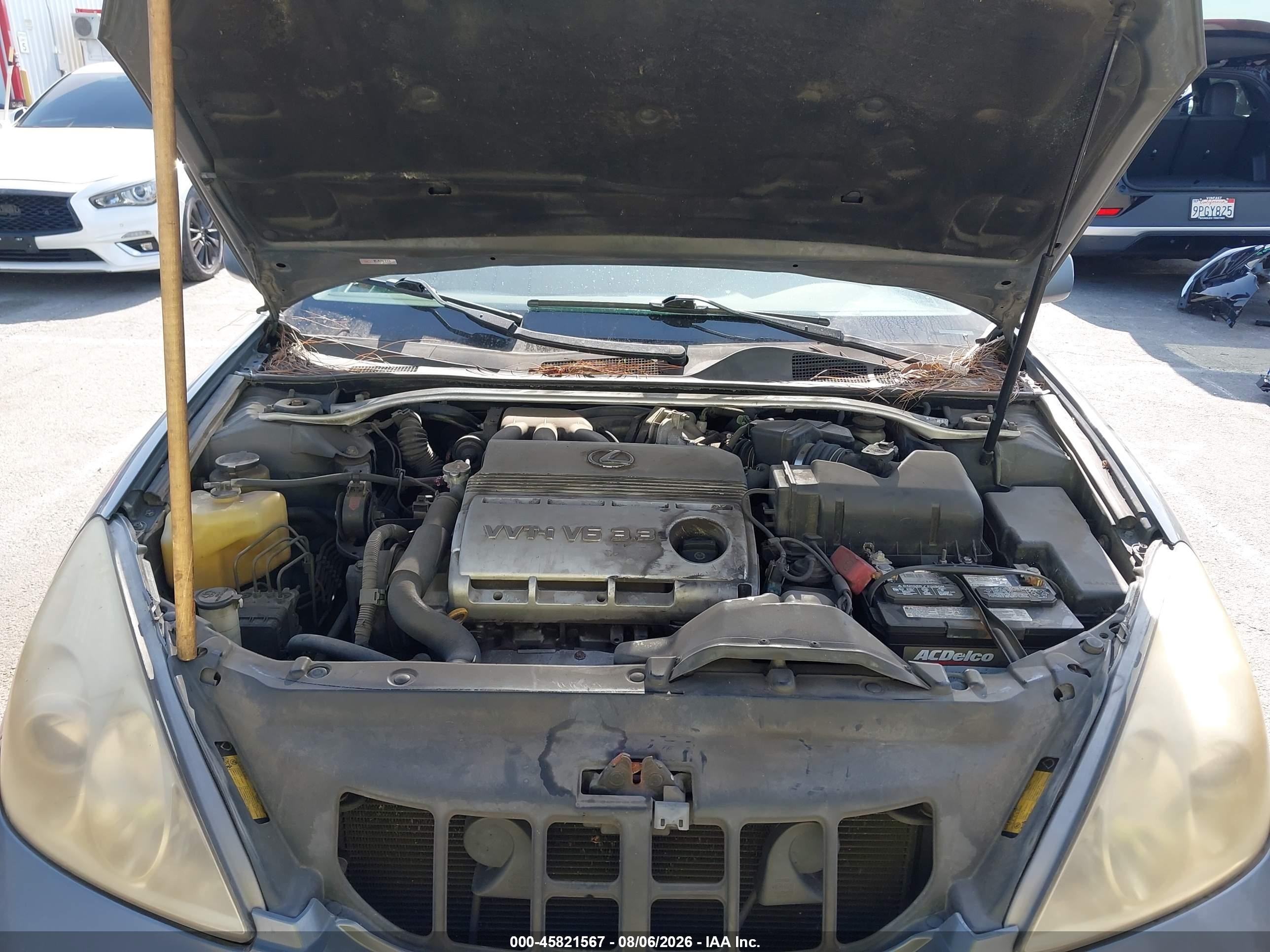 2005 Lexus Es 330 Gray vin: JTHBA30G855131660