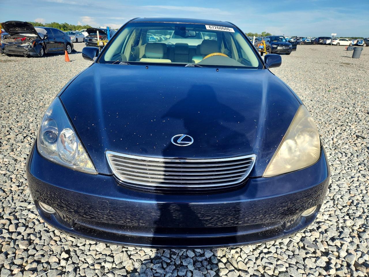 2005 Lexus Es 330 Blue vin: JTHBA30G855139225