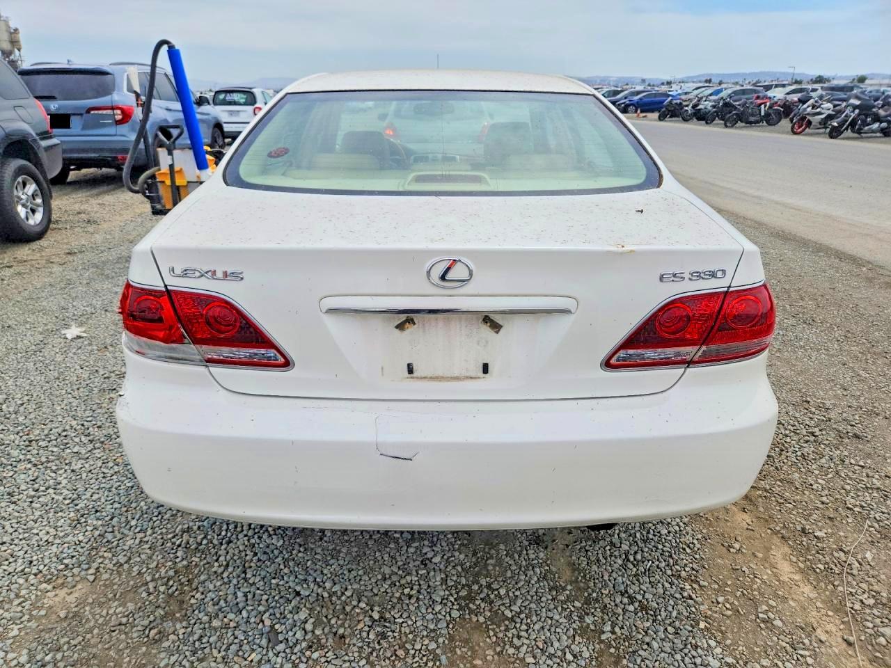 2006 Lexus Es 330 White vin: JTHBA30G865158861