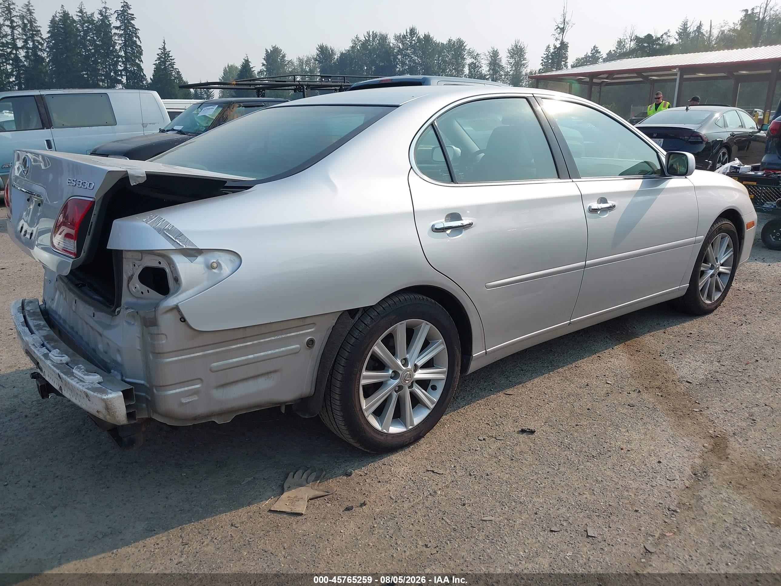 2006 Lexus Es 330   Silver vin: JTHBA30G865171478