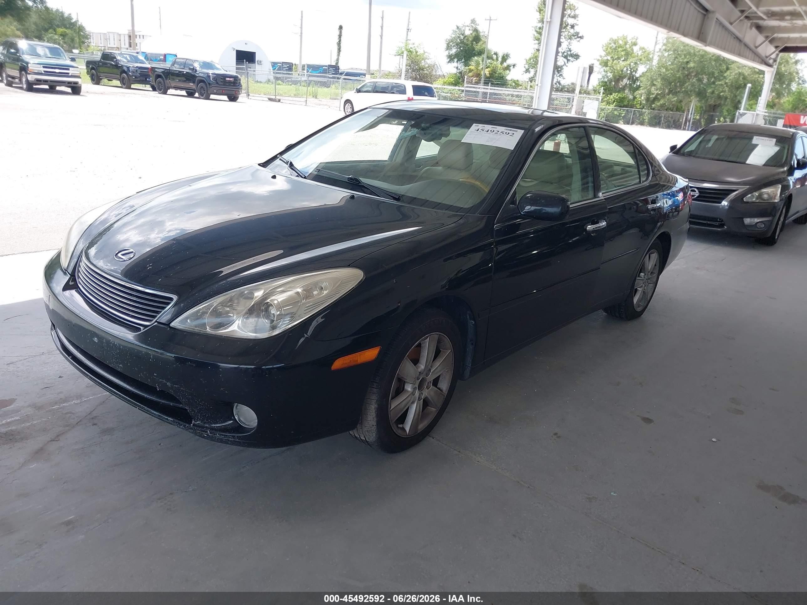 2006 Lexus Es 330 Black vin: JTHBA30G865174168