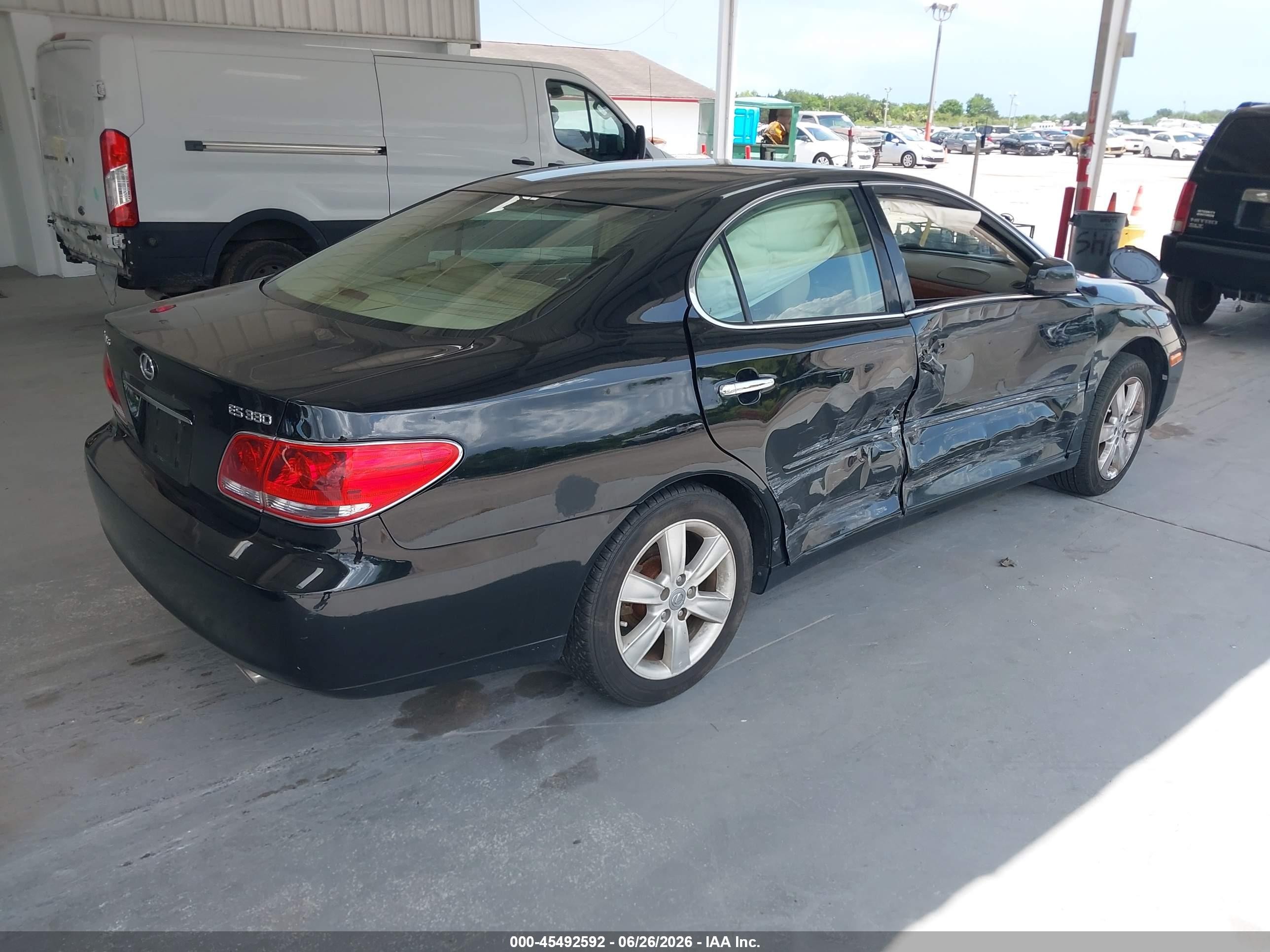 2006 Lexus Es 330 Black vin: JTHBA30G865174168