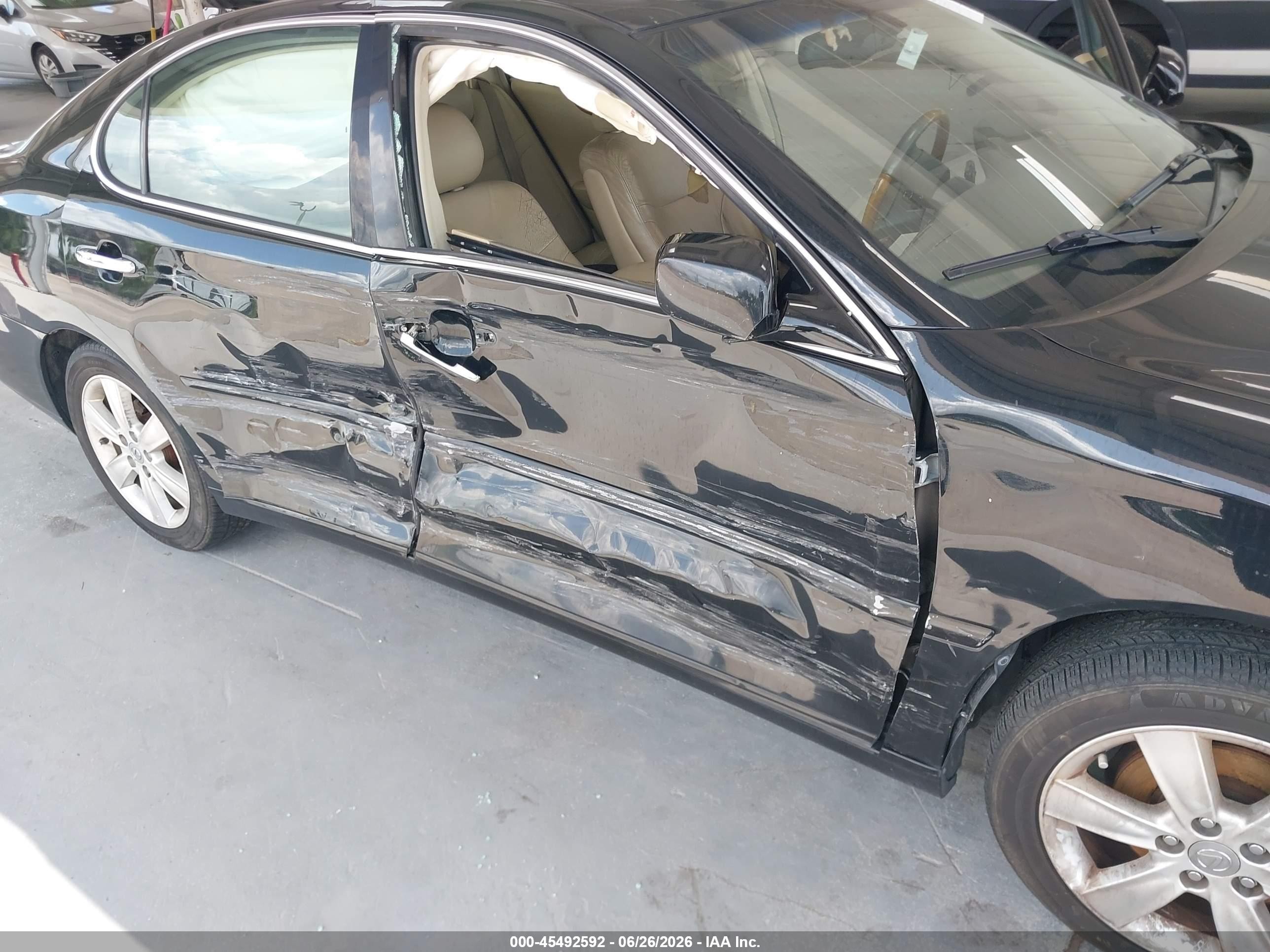 2006 Lexus Es 330 Black vin: JTHBA30G865174168