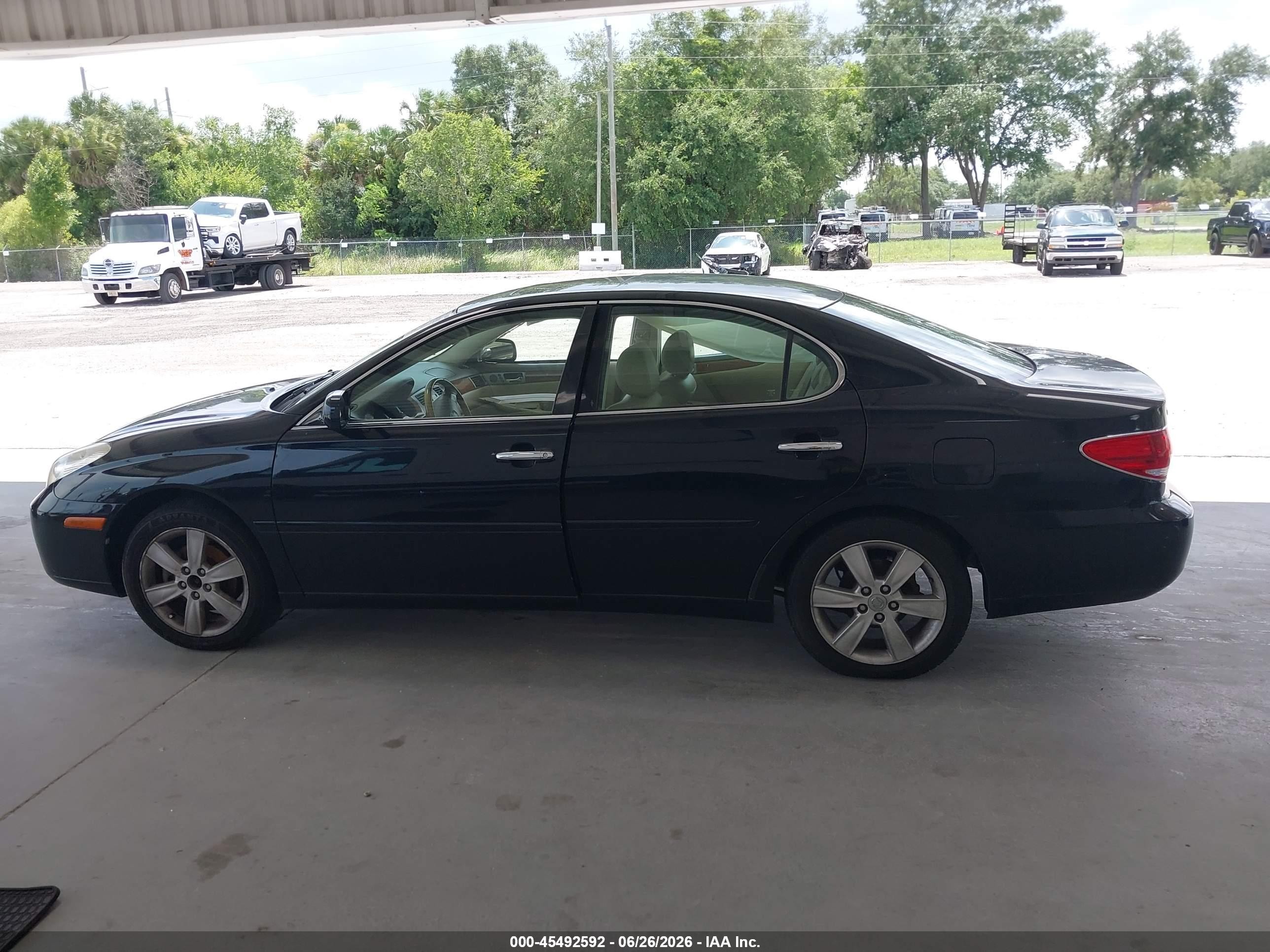 2006 Lexus Es 330 Black vin: JTHBA30G865174168