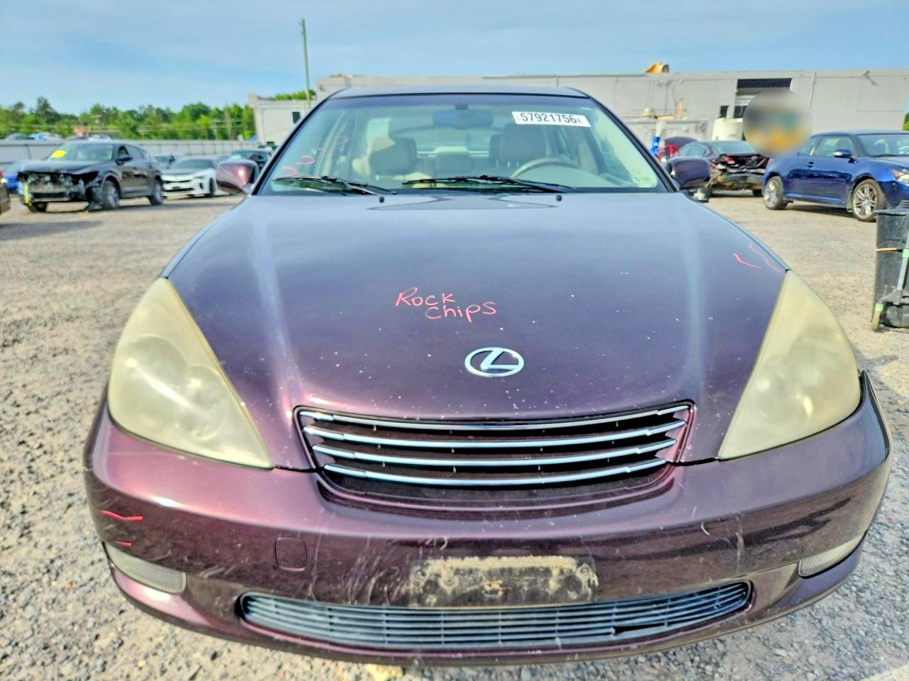 2004 Lexus Es 330 Черный vin: JTHBA30G940020773
