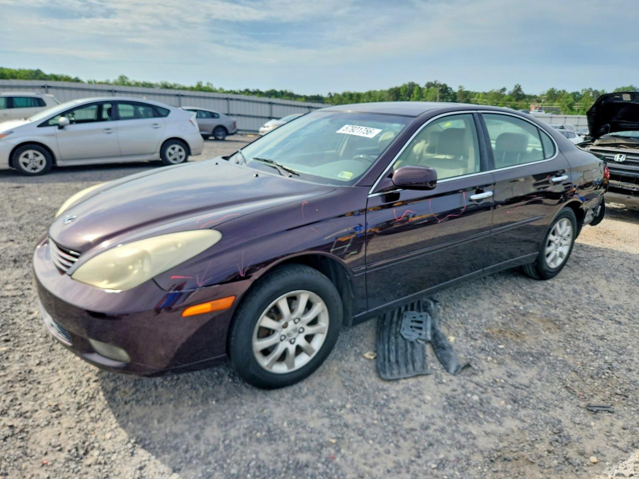 2004 Lexus Es 330 Black vin: JTHBA30G940020773