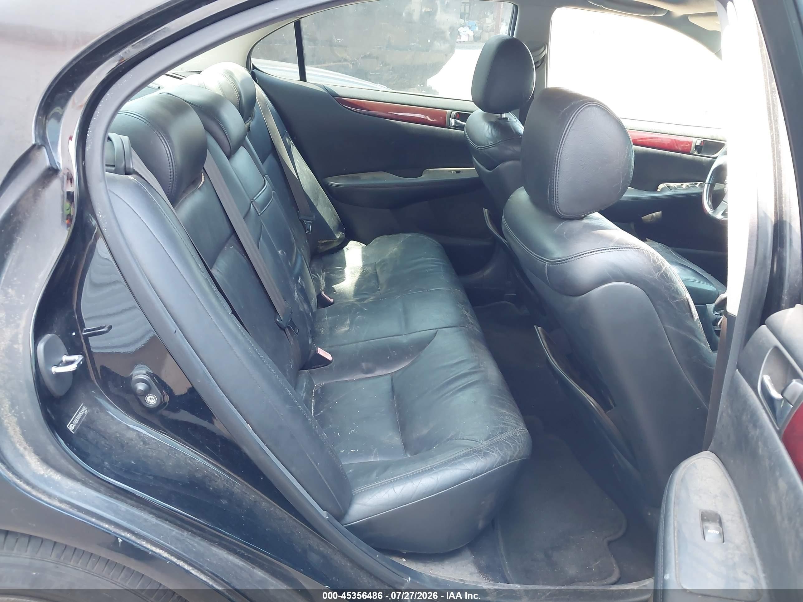2004 Lexus Es 330   Black vin: JTHBA30G945009985