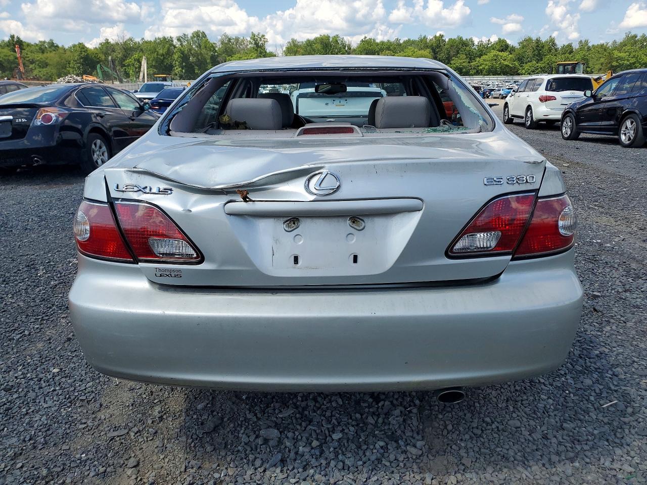 2004 Lexus Es 330 Silver vin: JTHBA30G945013454